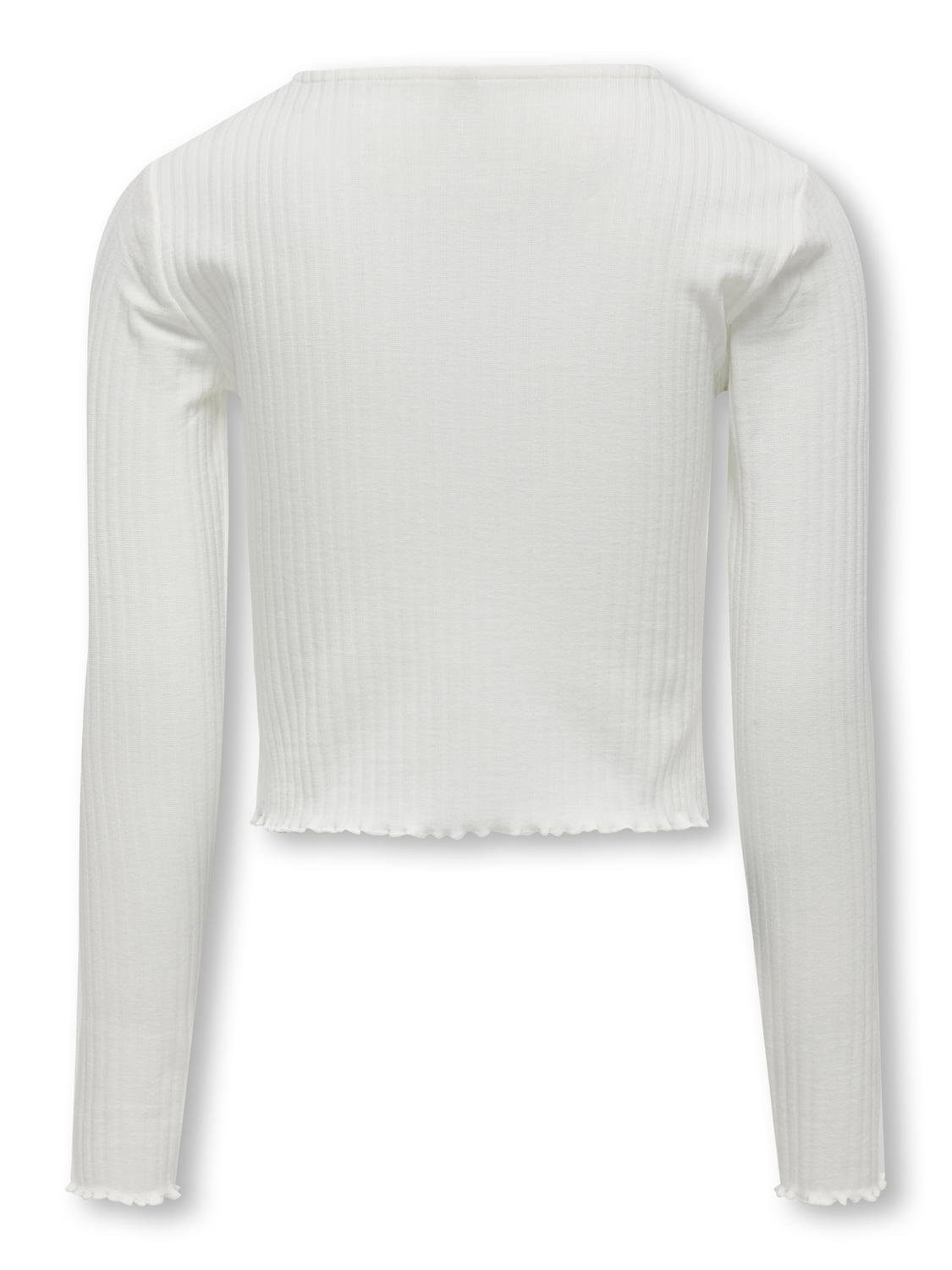 KIDS ONLY Langarmshirt KOGNELLA L/S O-NECK TOP JRS NOOS Materialmix