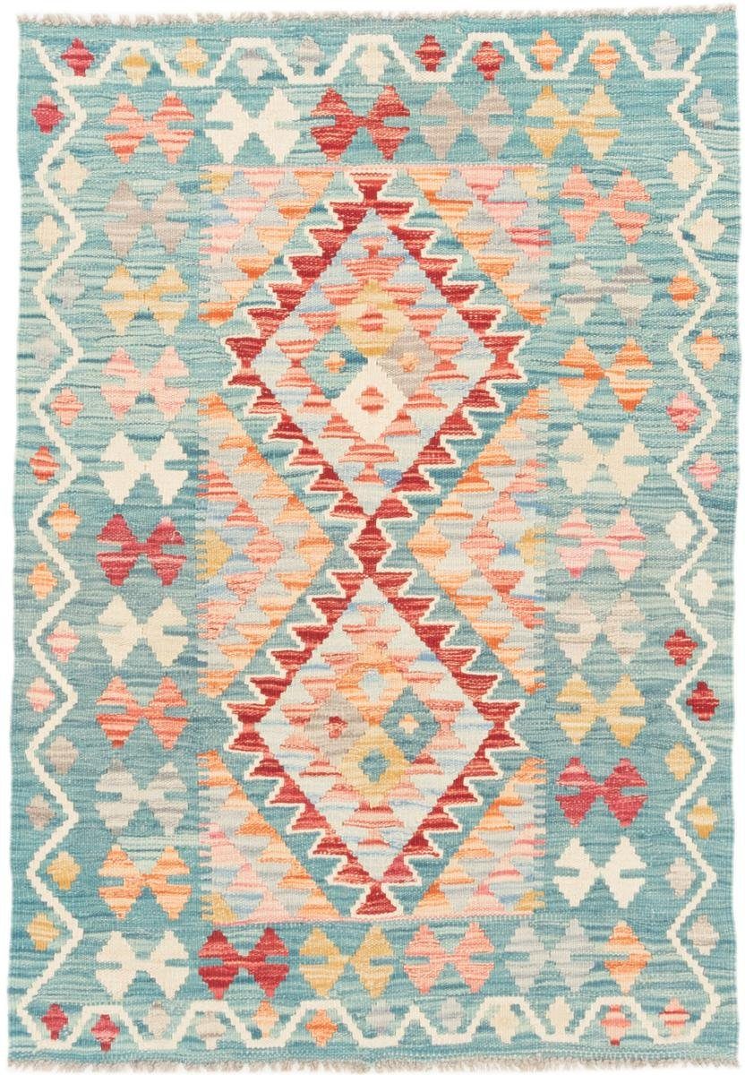 Orientteppich Kelim Afghan 83x120 Handgewebter Orientteppich, Nain Trading, rechteckig, Höhe: 3 mm