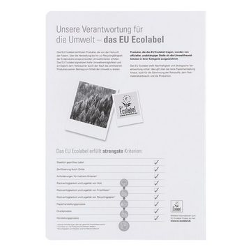 OXFORD Schulheft Touch, A4, kariert (Lineatur 26), Veredelung / Außenrand, ungelocht, 16 Blatt