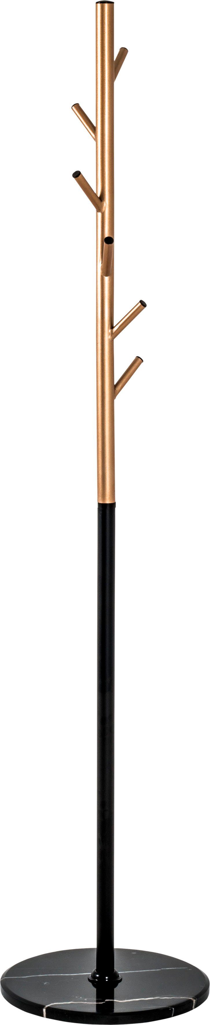 HAKU Garderobenständer »21867«, aus Metall in schwarz und goldfarben