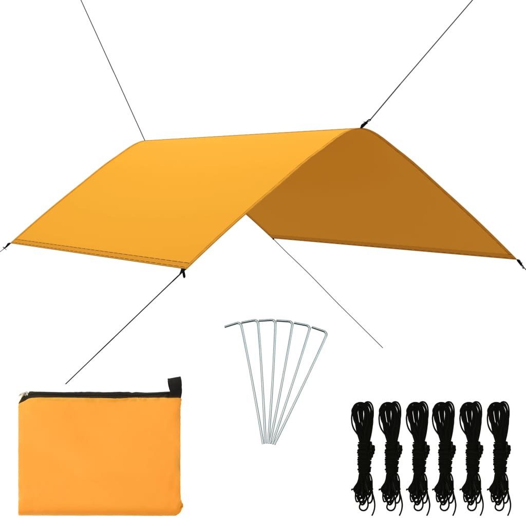 vidaXL Sonnensegel, Outdoor-Tarp 3x2 m Gelb