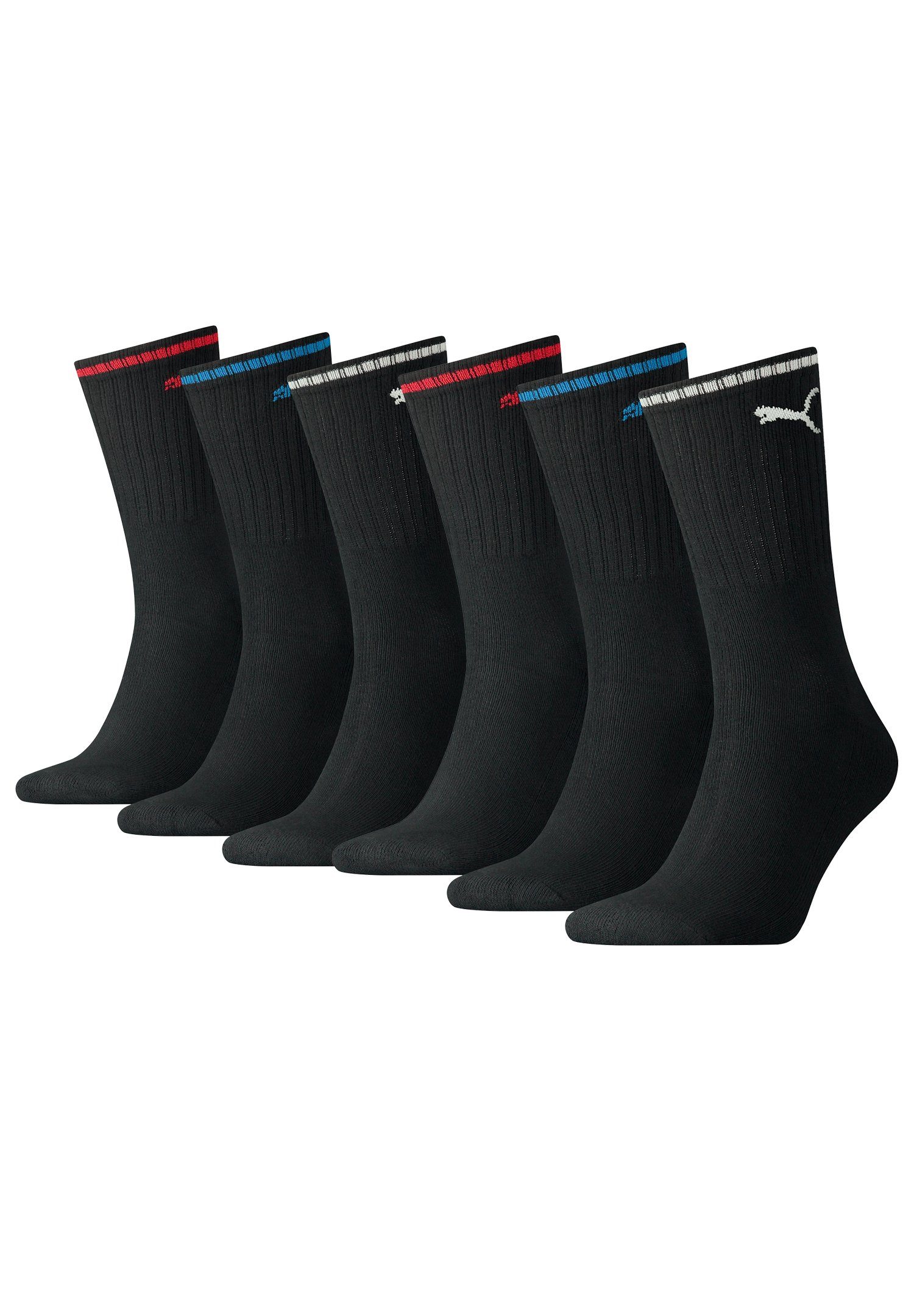 PUMA Socken CREW SOCK STRIPE 6 Paar (Spar-Pack, 6-Paar, 6er-Pack) günstig online kaufen