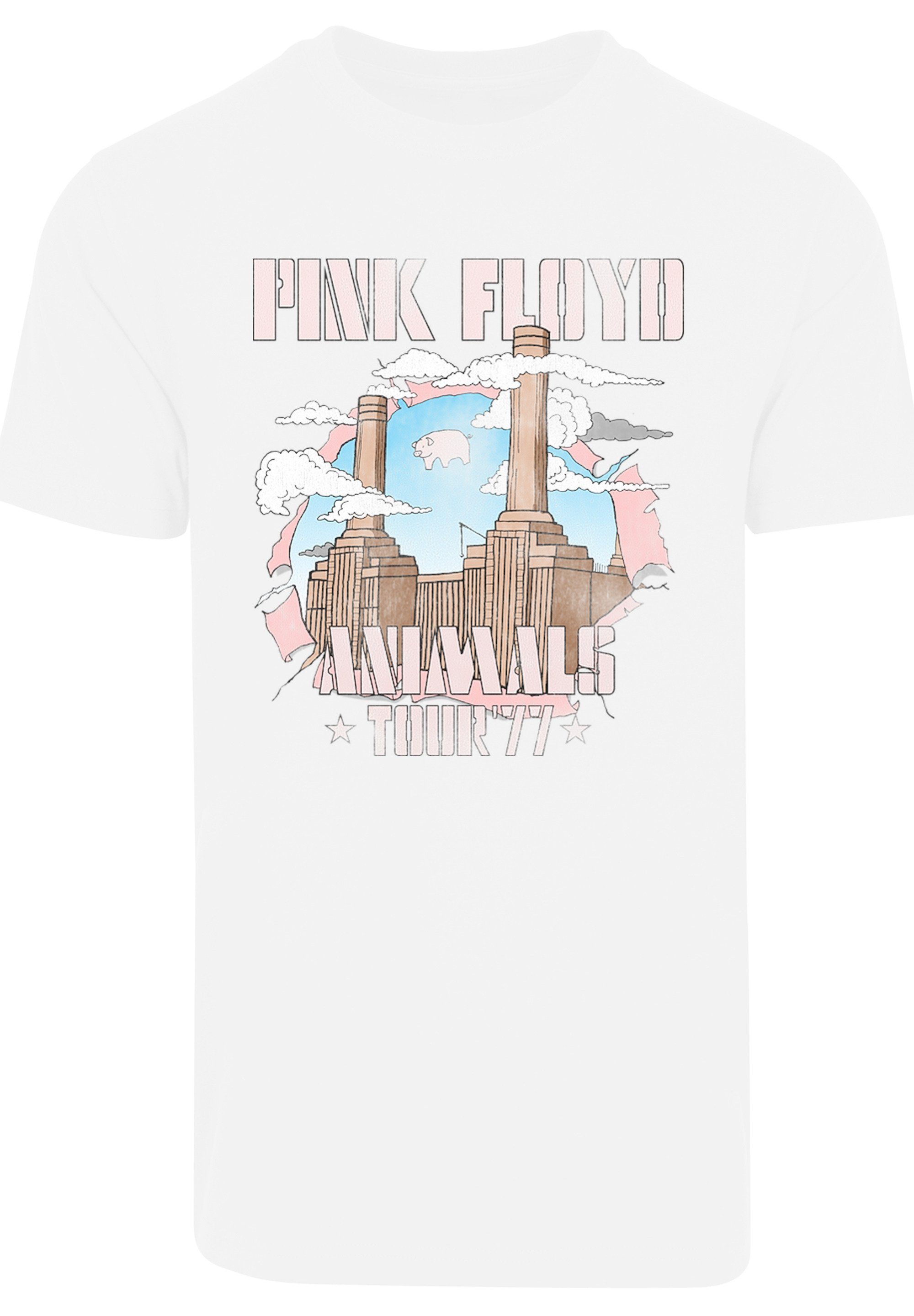 F4NT4STIC Print Pink Floyd Factory Animal T-Shirt