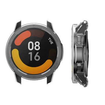 kwmobile Smartwatch-Hülle 2x Schutzhülle für Xiaomi Watch S1 Active, Fitness Tracker Gehäuse Hülle klar