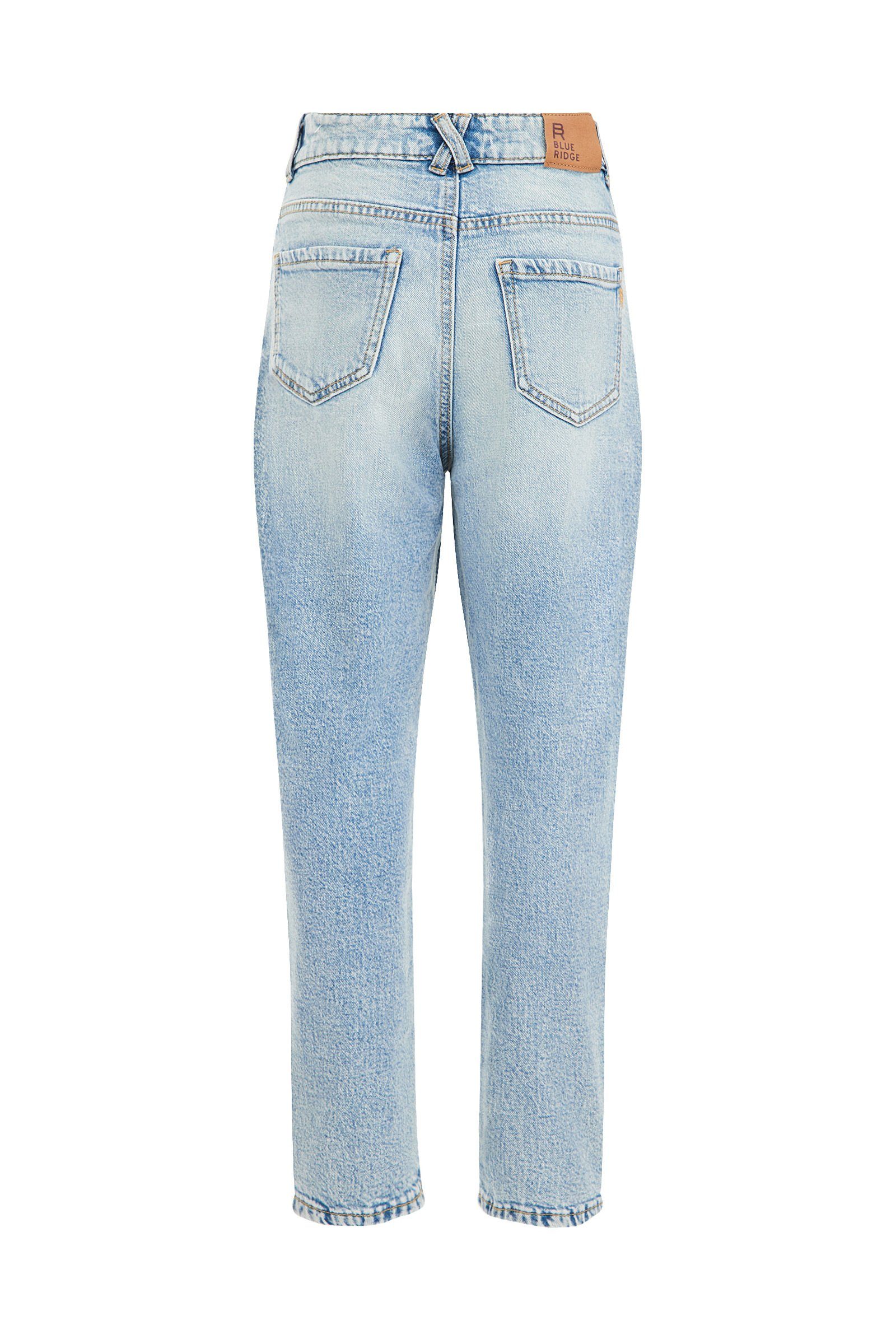 WE Fashion Mom-Jeans (1-tlg) Eisblau