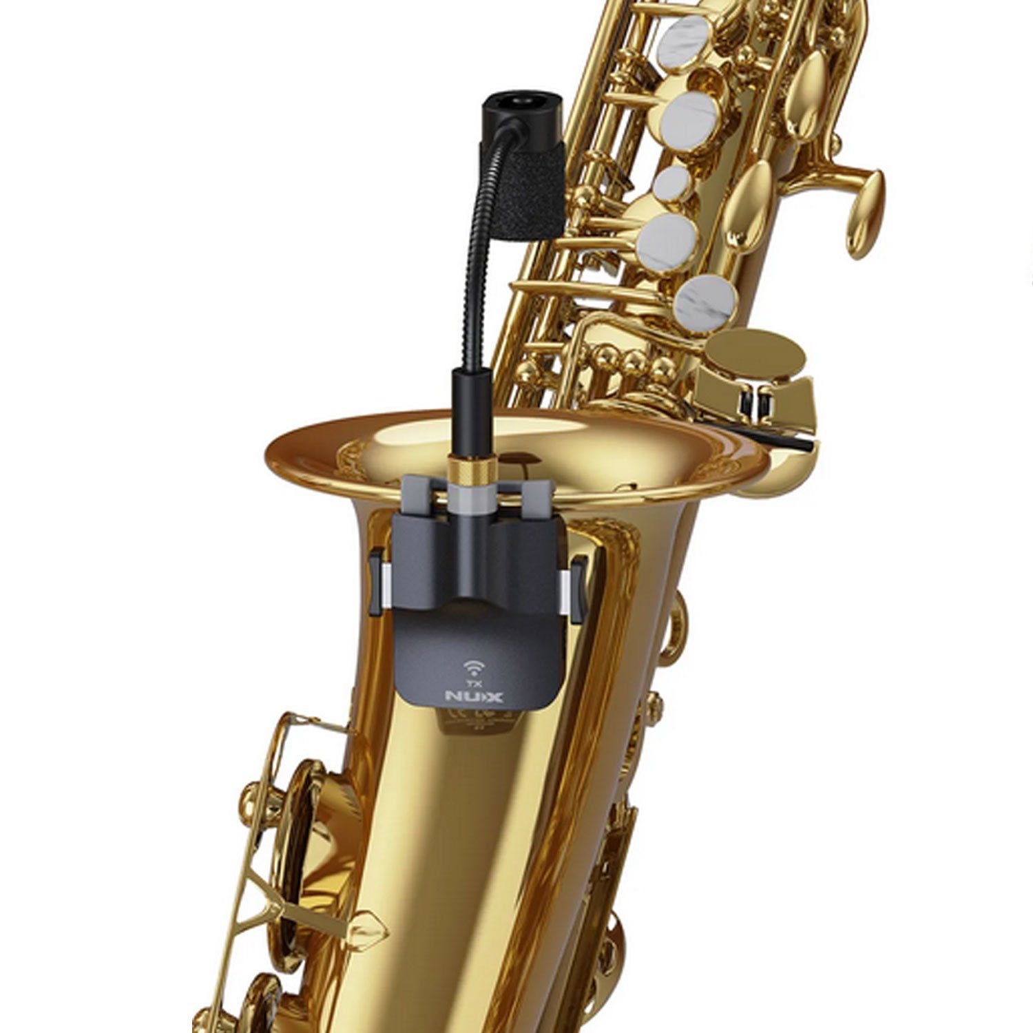 Nux Mikrofon Nux B6 Drahtloses Saxophon Mikrofon mit Ladecase (Wireless Set), Wireless