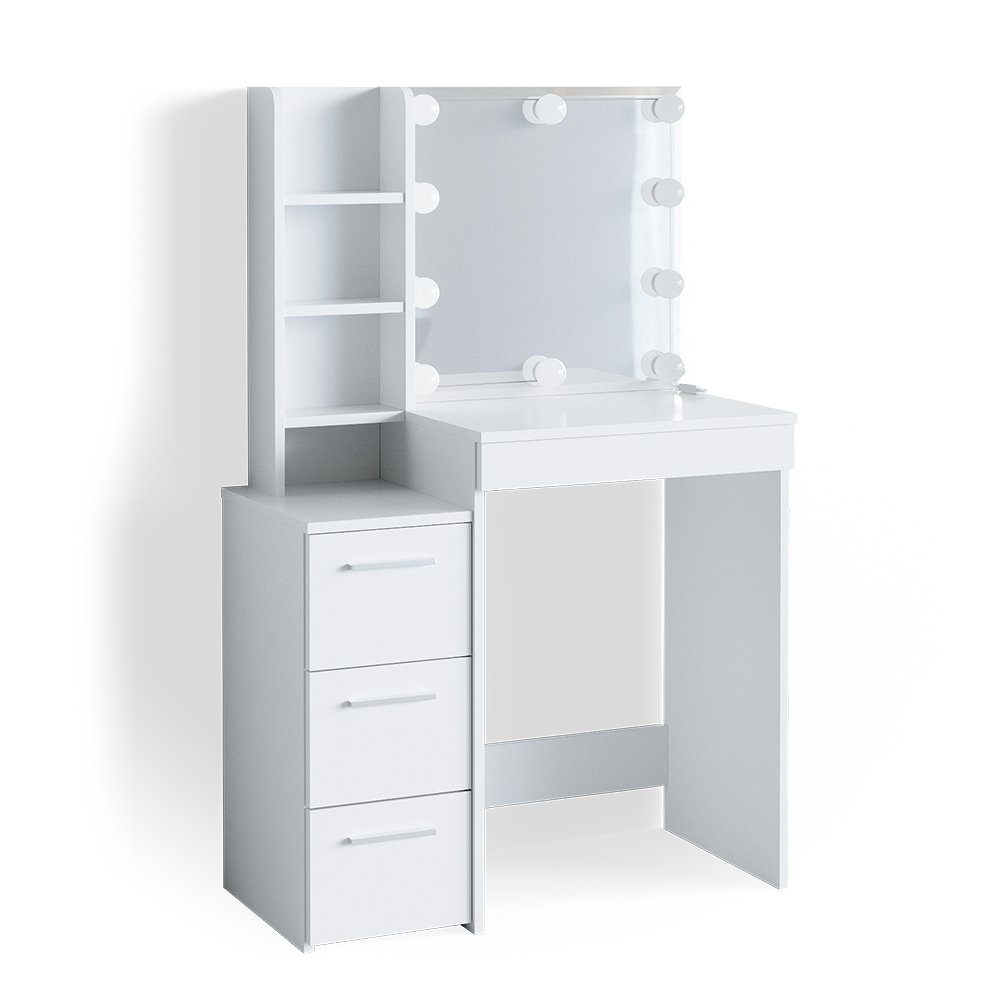 Vicco Schminktisch Meryl, Weiß, 80 cm günstig online kaufen