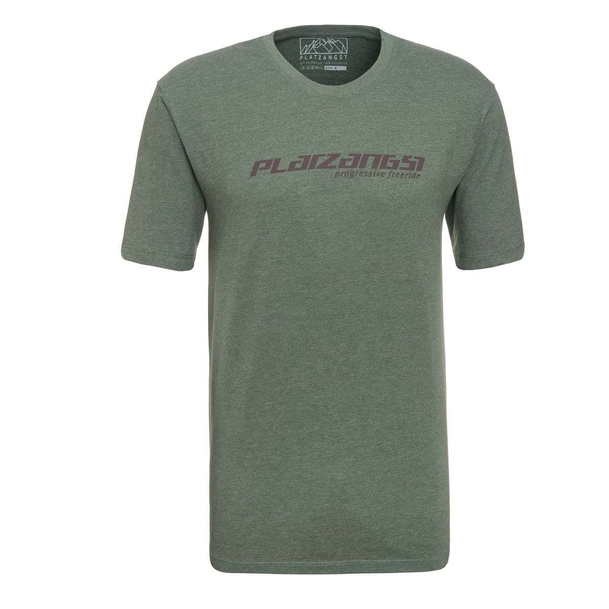 Platzangst T-Shirt T-Shirts Platzangst Logo T-Shirt - Olive XS- (1-tlg) | T-Shirts