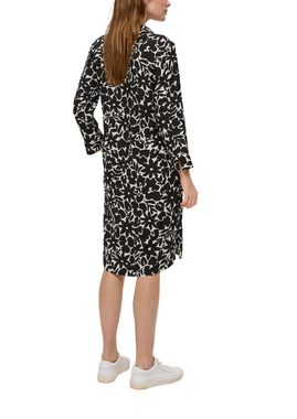 s.Oliver Minikleid Hemdblusenkleid mit All-over-Print