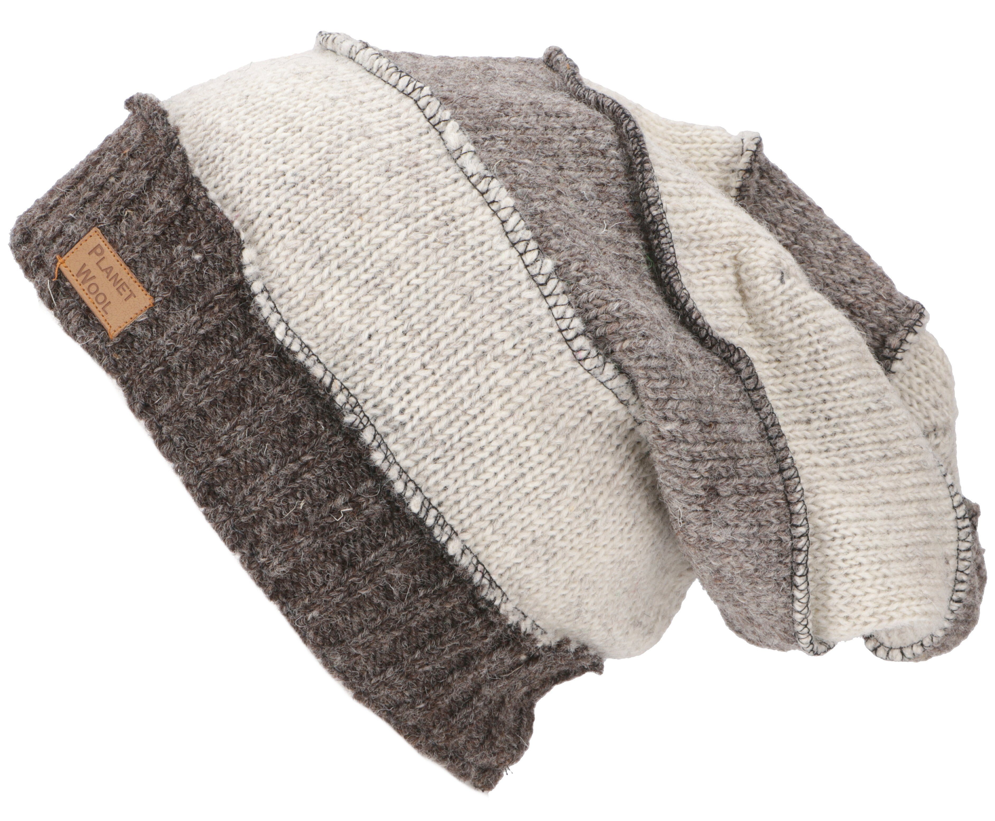 Guru-Shop Strickmütze Wollmütze, Nepalmütze, Patchwork Beanie günstig online kaufen