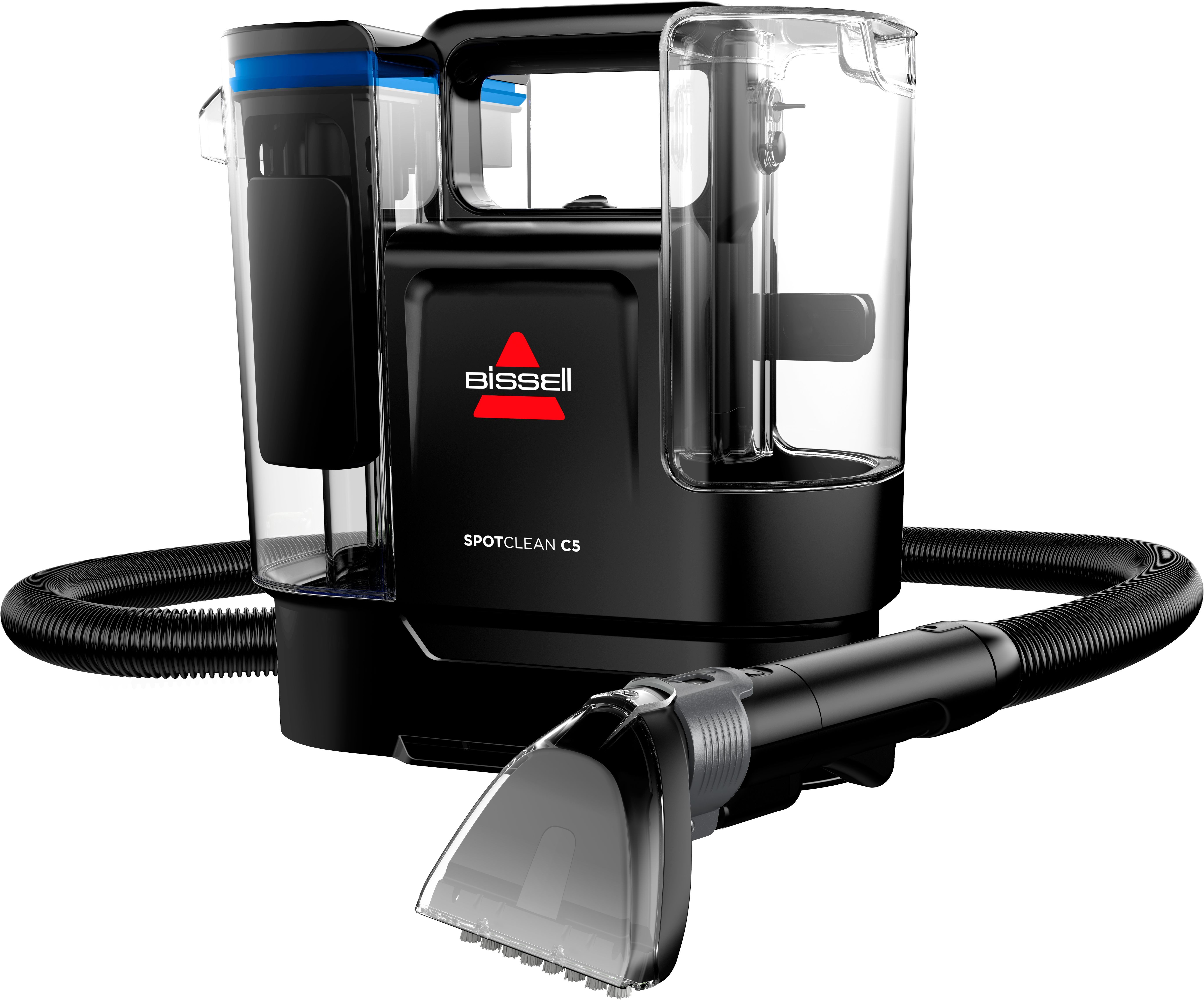 Bissell Wasch-Sauger 3928N, SpotClean C5 Select, leistungsstark, klein, Dual-Tank, 400 W, beutellos, >15kPa, Selbstreingung, reinigt Flecken auf Teppich, Polster, Autositz