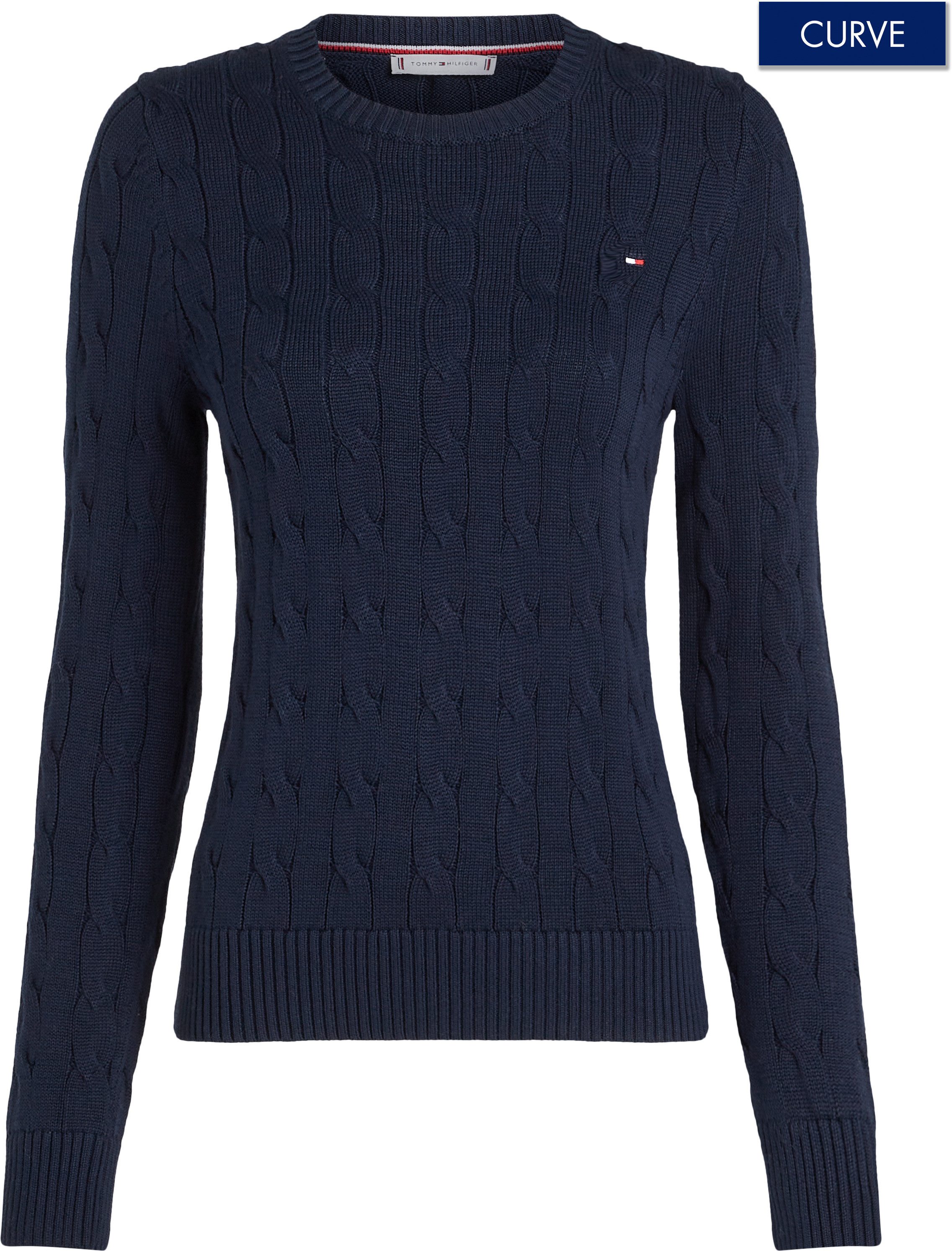Tommy Hilfiger Curve Rundhalspullover CRV CO günstig online kaufen