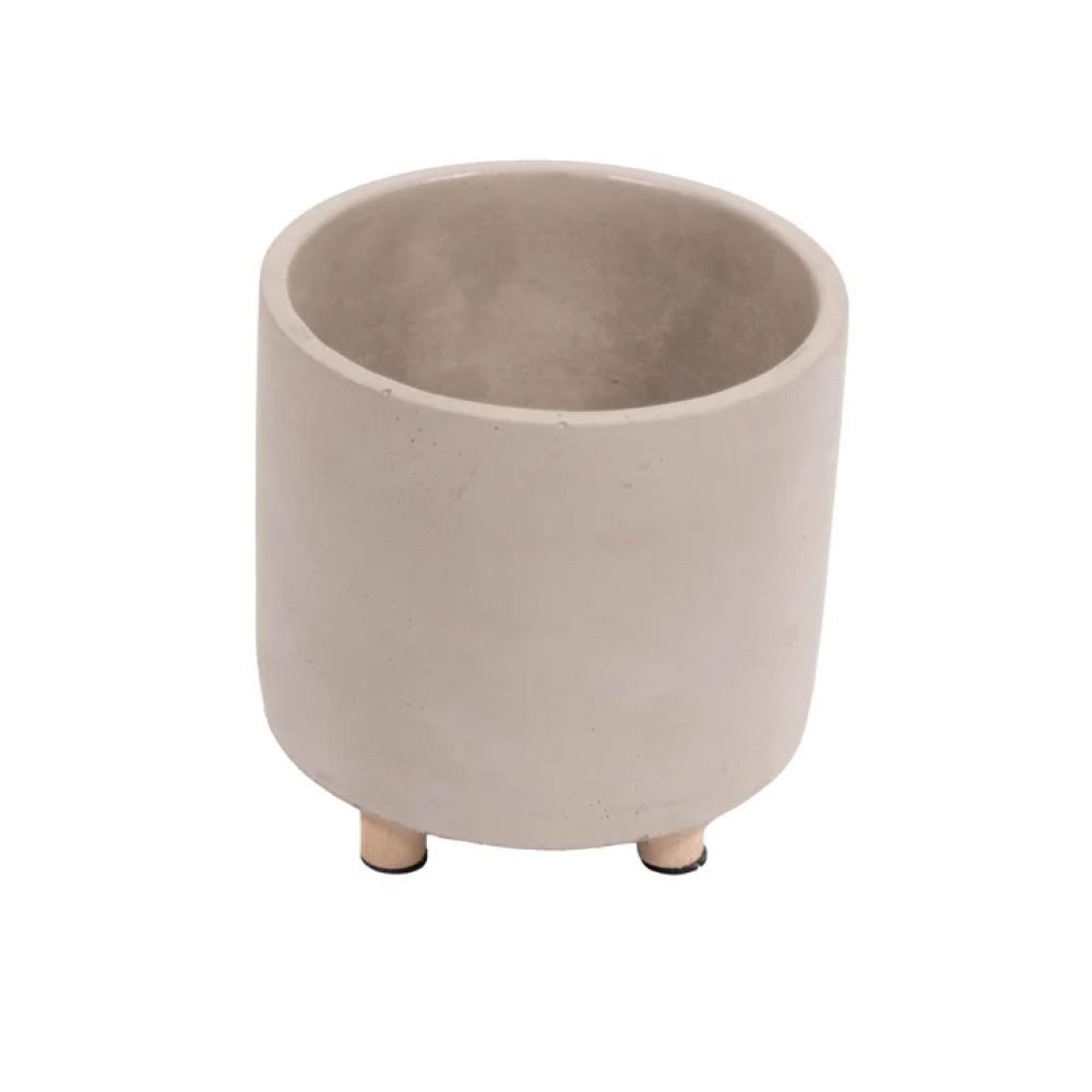 Schweng Blumentopf Blumentopf aus Zement – robust & zeitlos 10x10x10cm