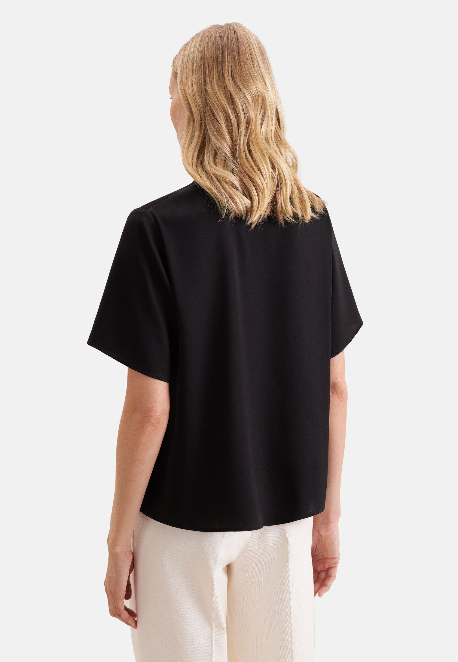 seidensticker Klassische Bluse Tunika Uni