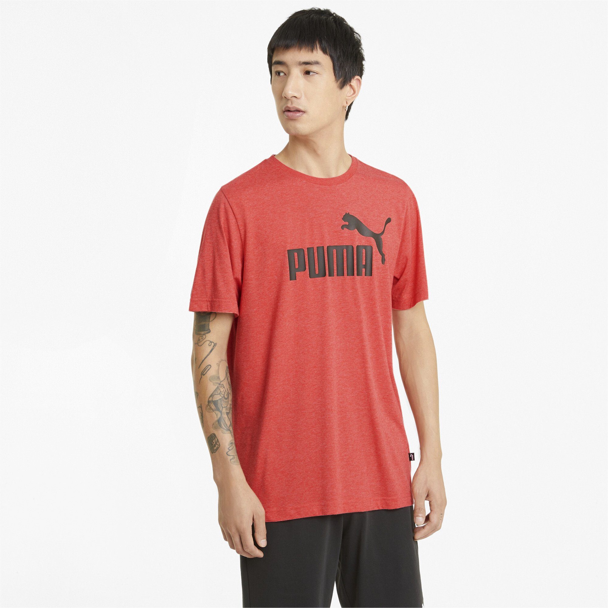 Essentials Heather Herren T-Shirt PUMA T-Shirt