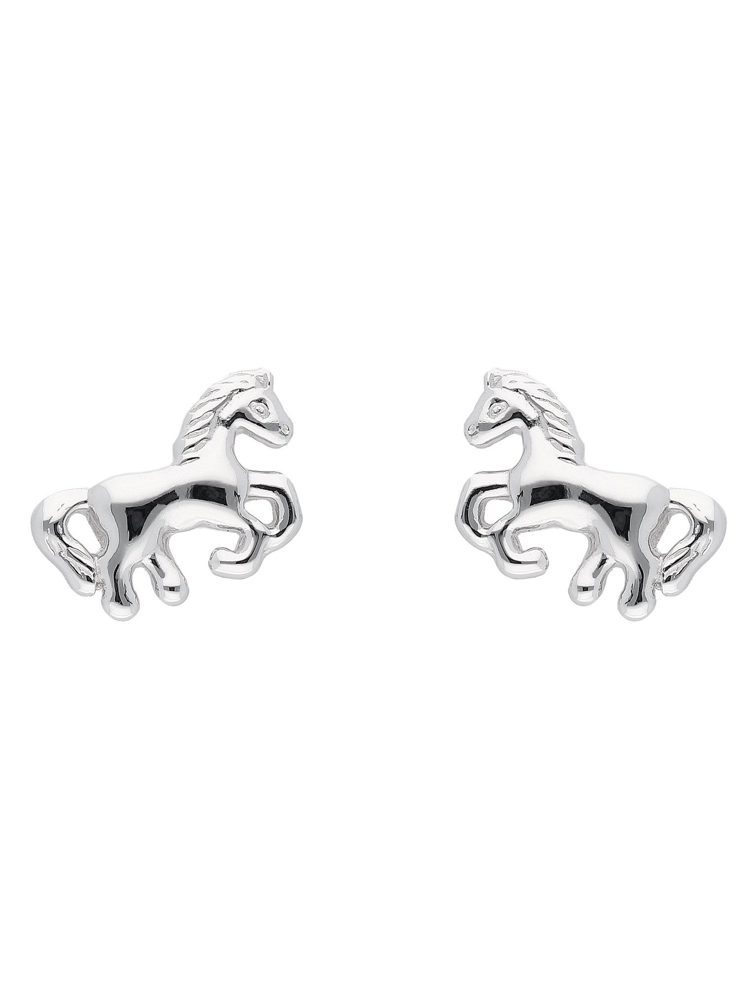 Damen Schmuck Adelia´s Paar Ohrhänger 1 Paar 925 Silber Ohrringe / Ohrstecker Pferd, 925 Sterling Silber Silberschmuck für Damen