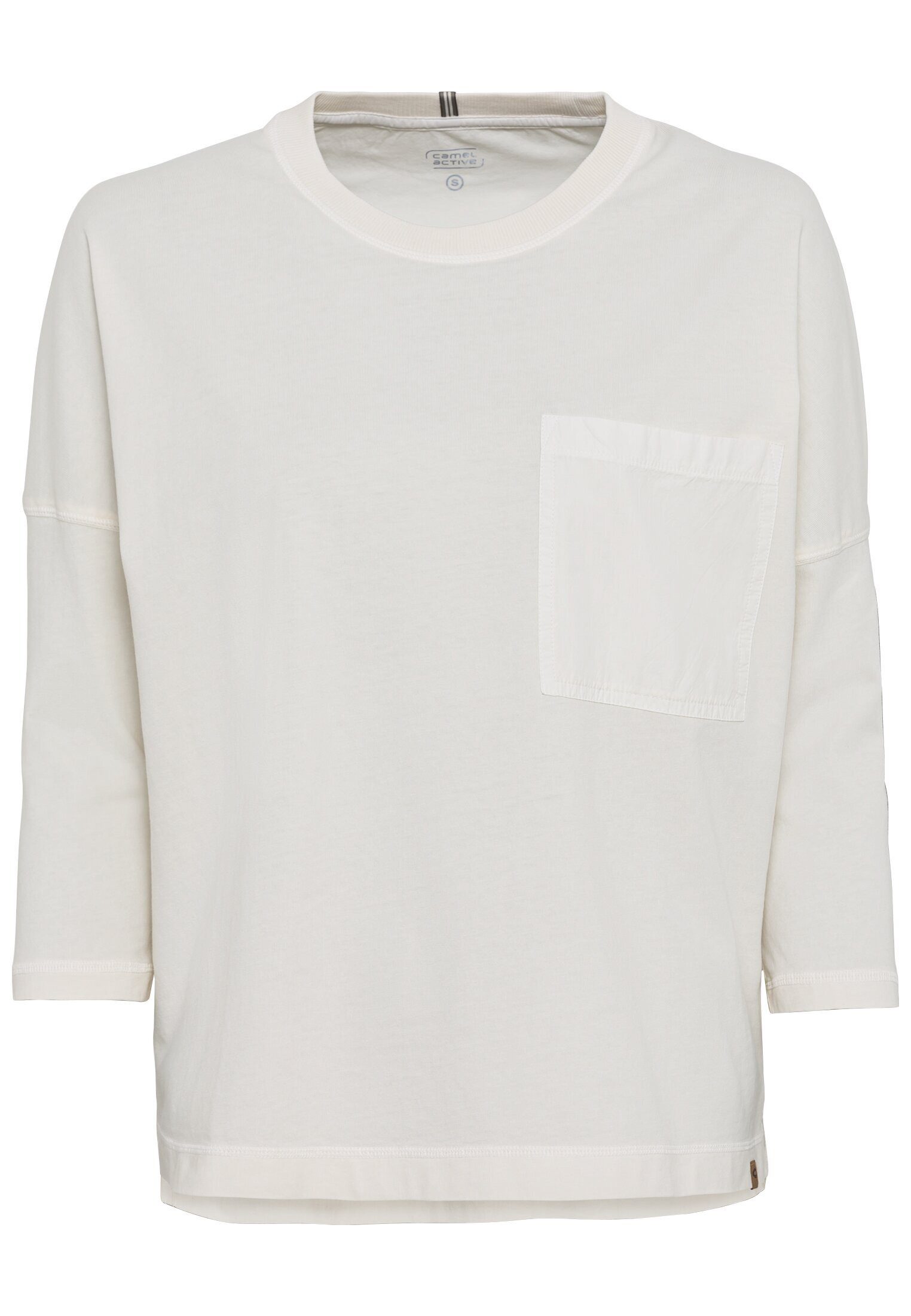 camel active T-Shirt T-Shirt mit 3/4- Ärmel günstig online kaufen