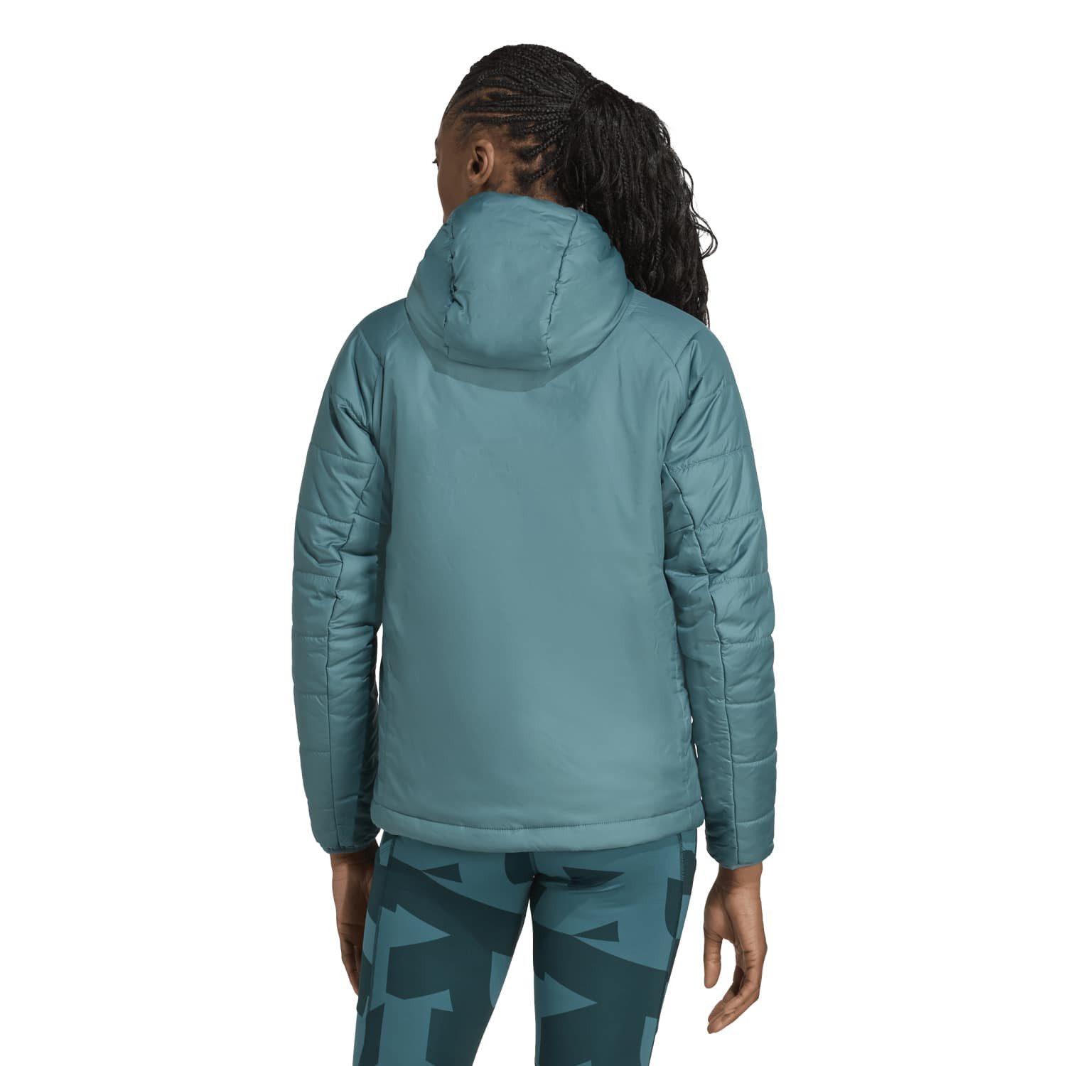 adidas Performance Hybridjacke Isolationsjacke Terrex Multi Synthetic Hooded tealblau Damen
