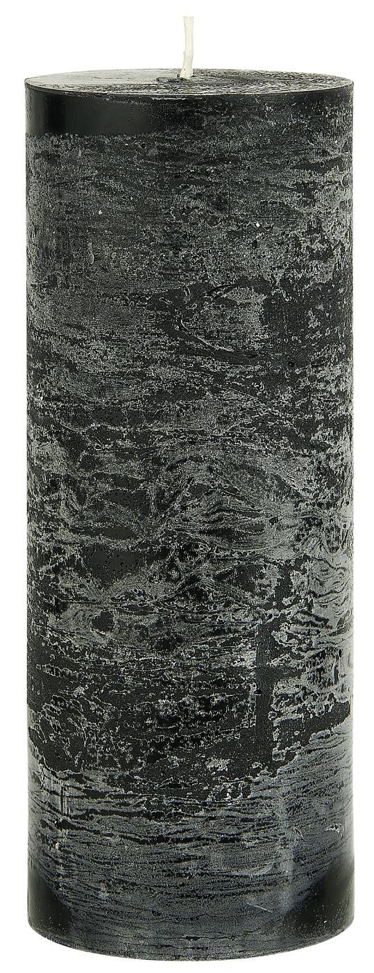 Ib Laursen Rustic-Kerze Rustikale Stumpenkerze durchgefärbt Kerze Tischkerze, Dekorative Stumpenkerze mit rustikaler Oberfläche und natürlichem Look
