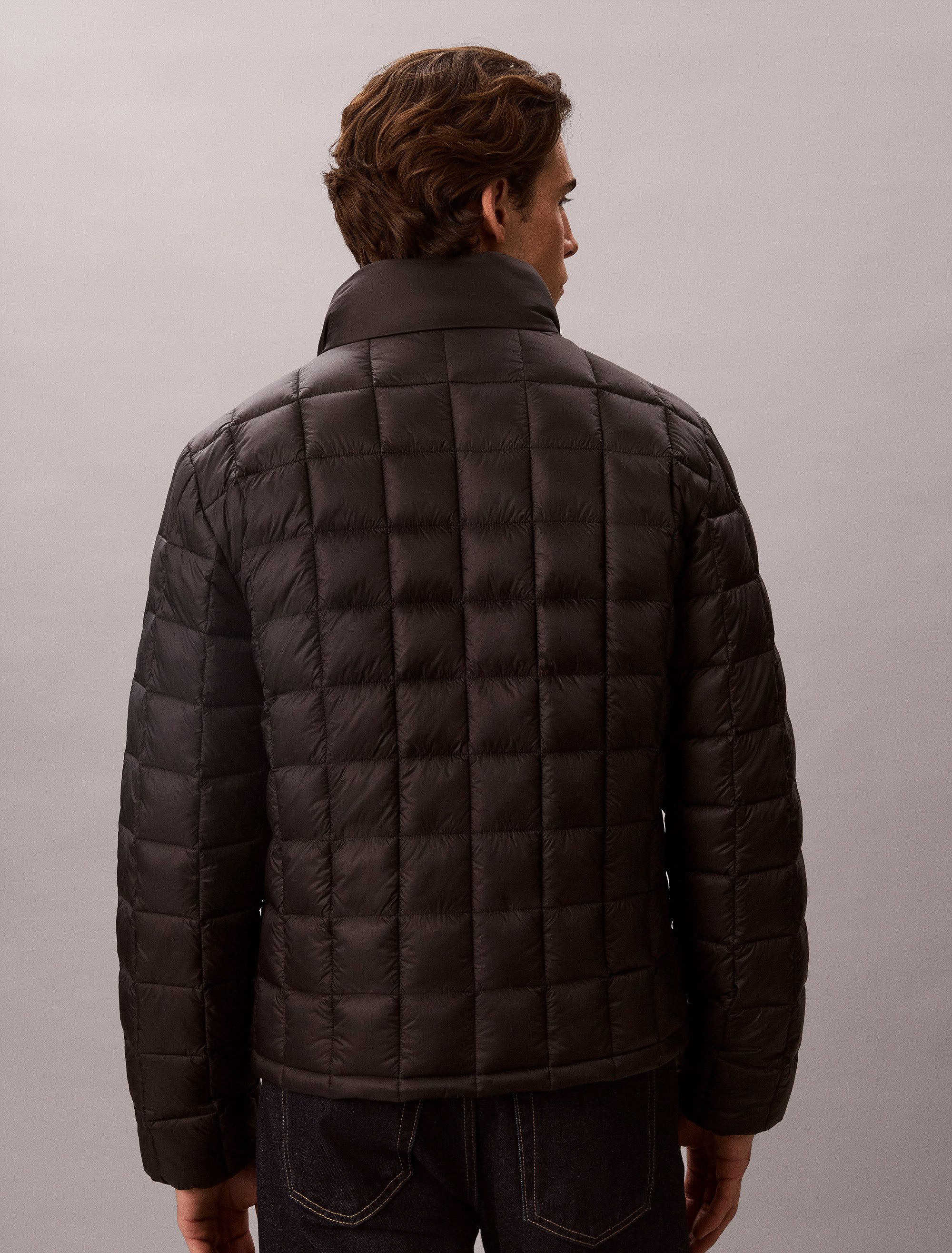 Calvin Klein Jeans Steppjacke Stehkragen, 2-Wege-Zipper, modische Steppung – Bild 4 von 5