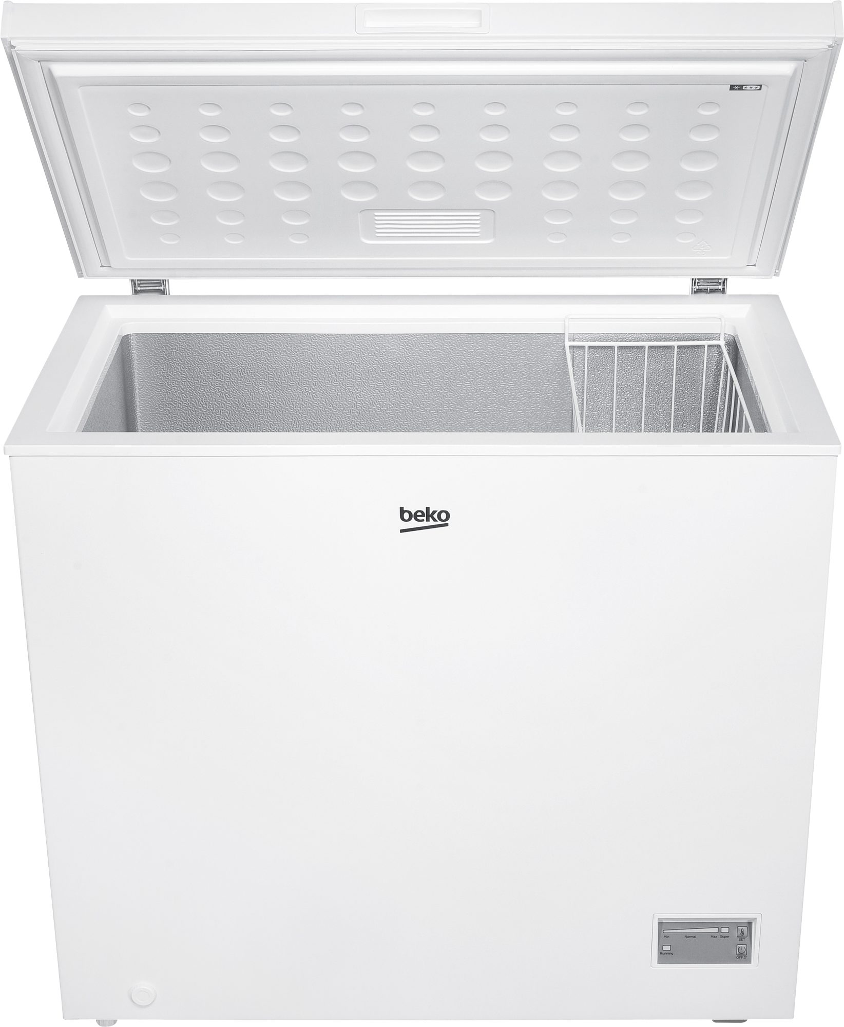 BEKO Gefriertruhe CF200CWN, 102,6 cm breit, 198 l, Dank des Abtausystems von MinFrost wird die Eisbildung reduziert