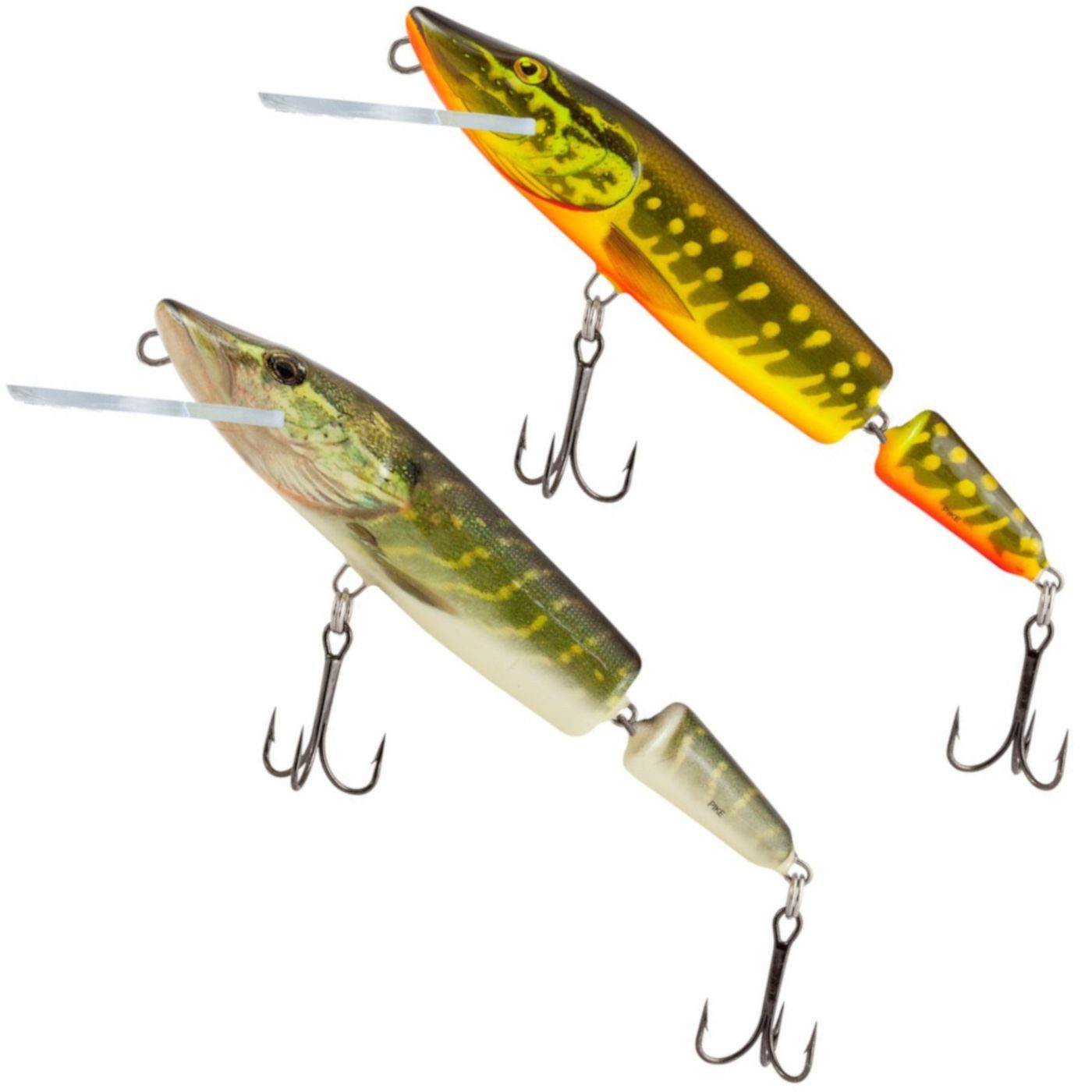 Kunstköder 2 Salmo Pike Jointed 13cm 21g Set - Hechtköder schwimmend