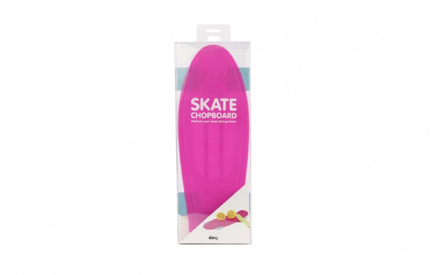 DOIY Schneidebrett Skate Shopboard Pink (1-St) DYSKATEPK, 15x40x3,5cm Kunststoff