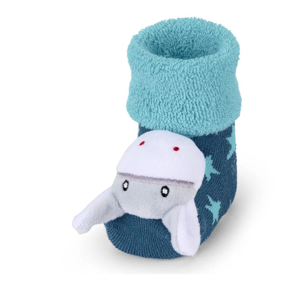 Sterntaler® Lustige Rasselsöckchen 4-6 Monate Krabbelschuh