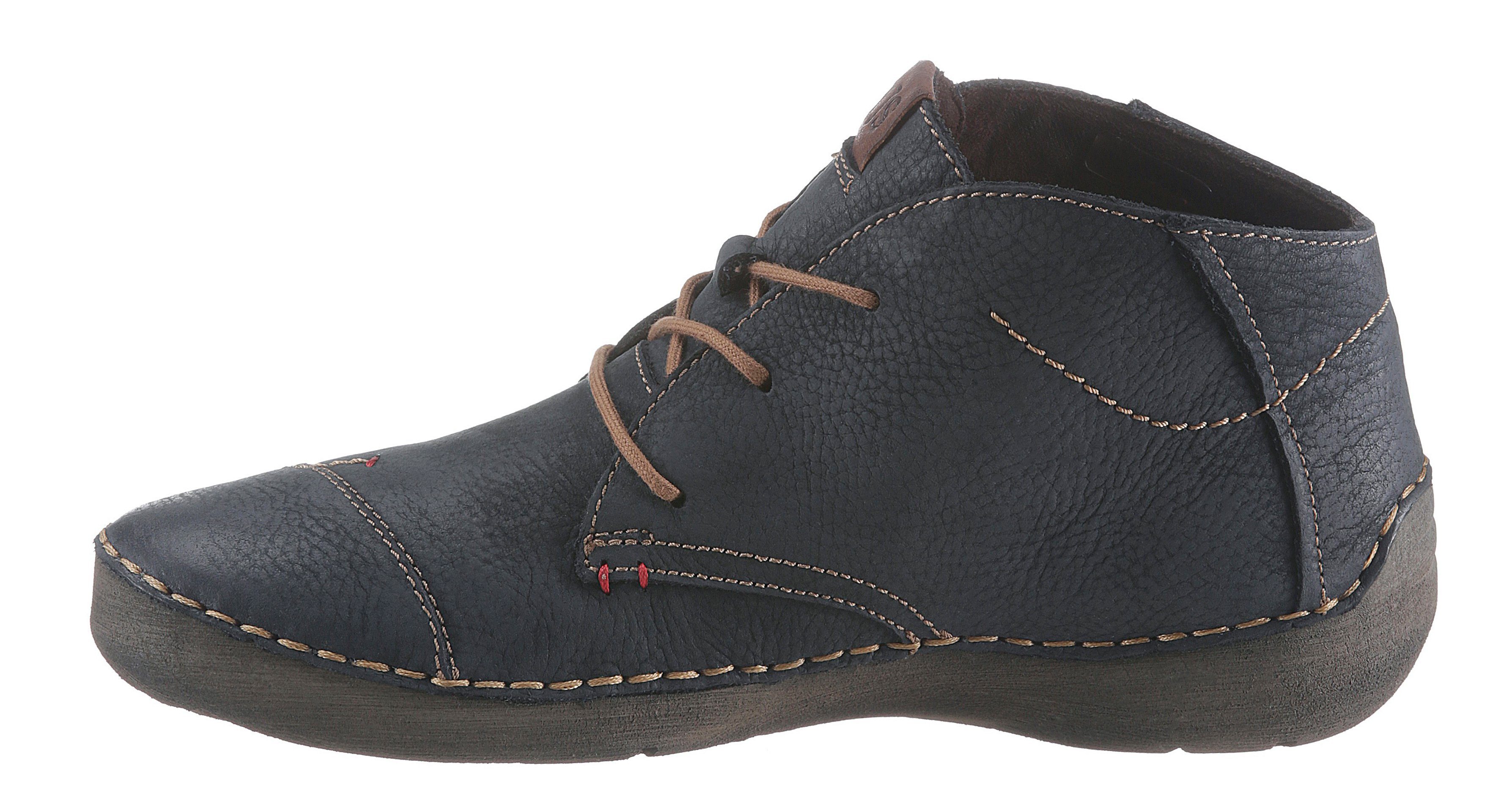 Josef Seibel Fergey 18 Schnürboots navy Wechselfußbett mit