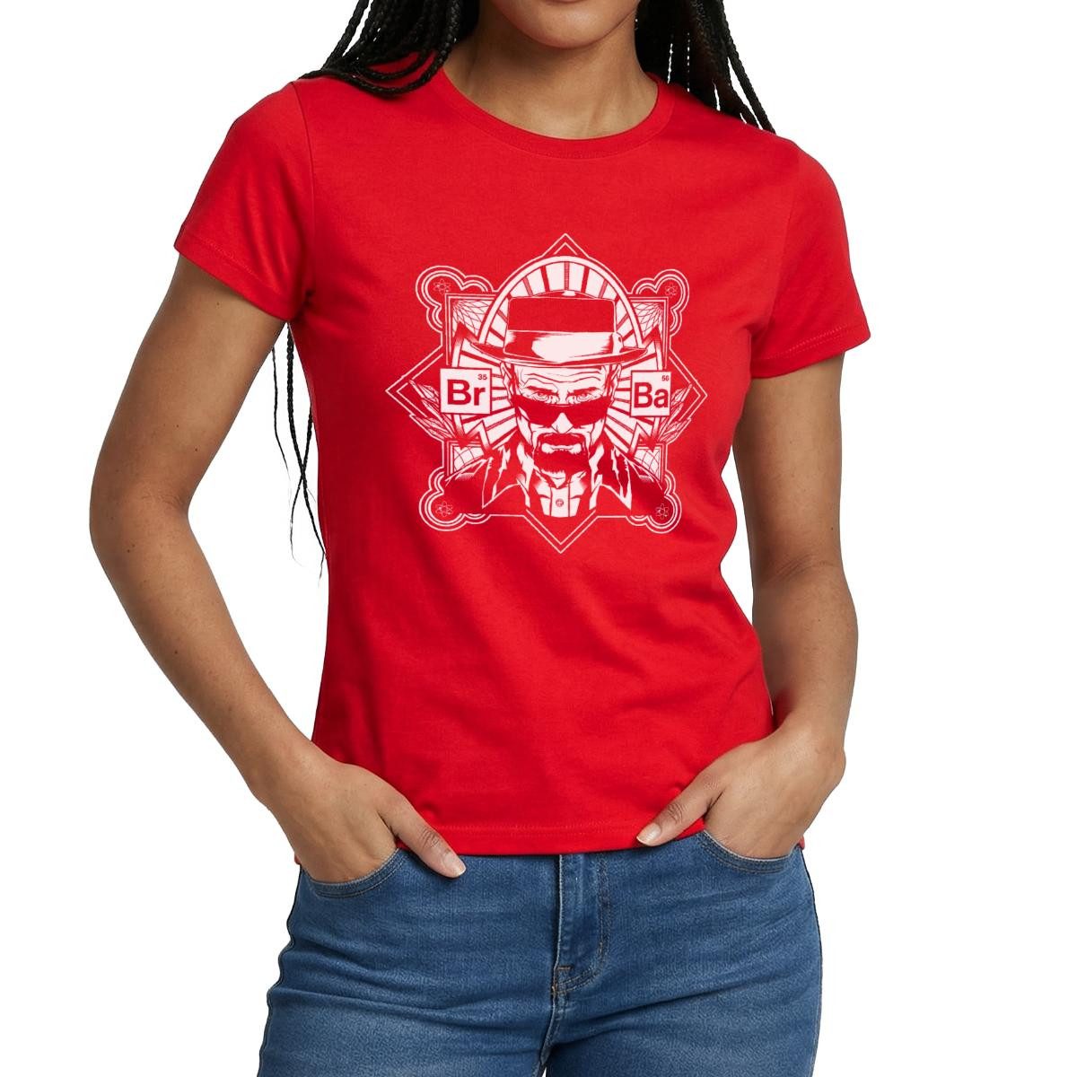 T-Shirt Breaking Bad Heisenberg Logo Frauen T-Shirt