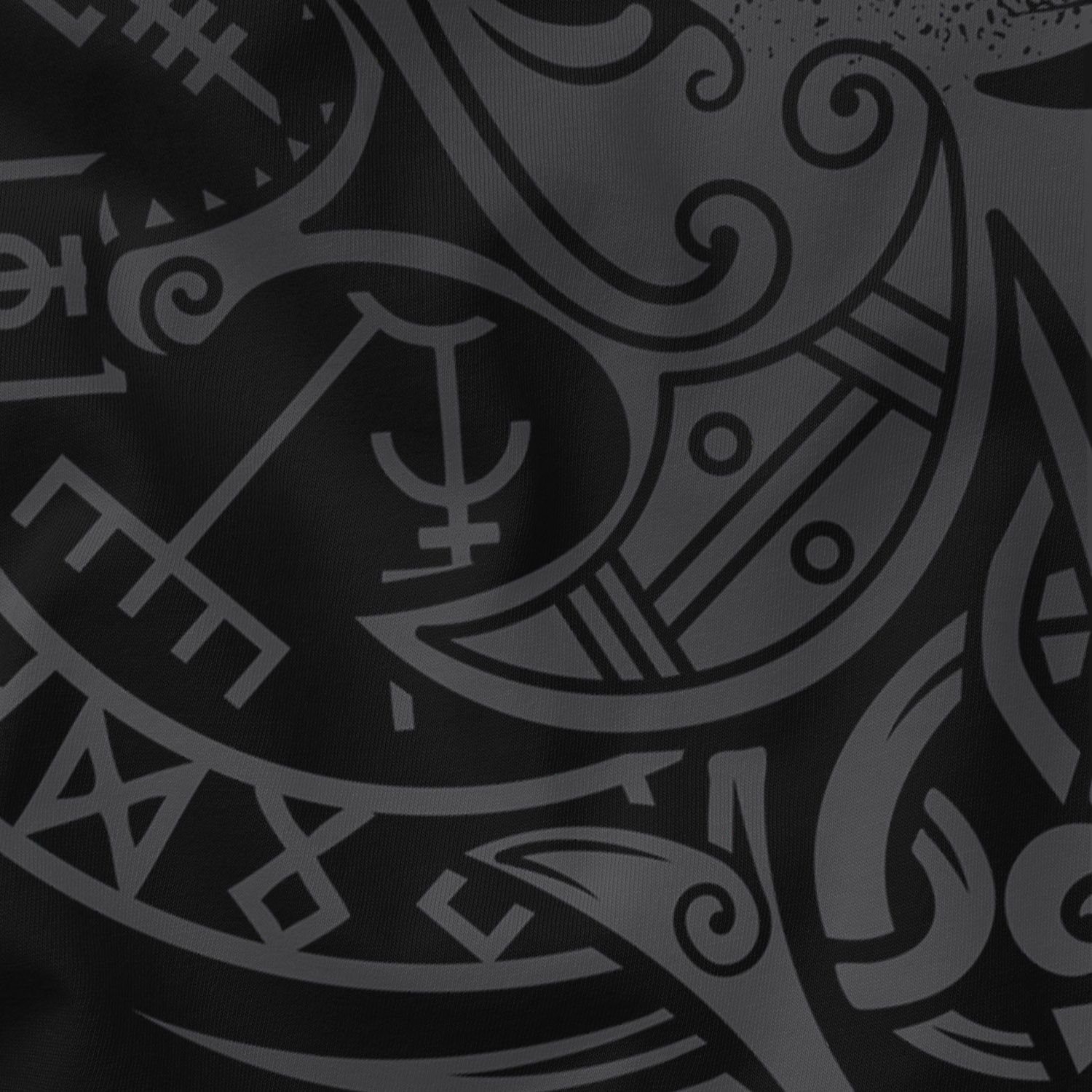 Neverless Print-Shirt Herren T-Shirt Wikinger Kompass Fenriswolf Fenrir Vegvisir Wolf mit Print