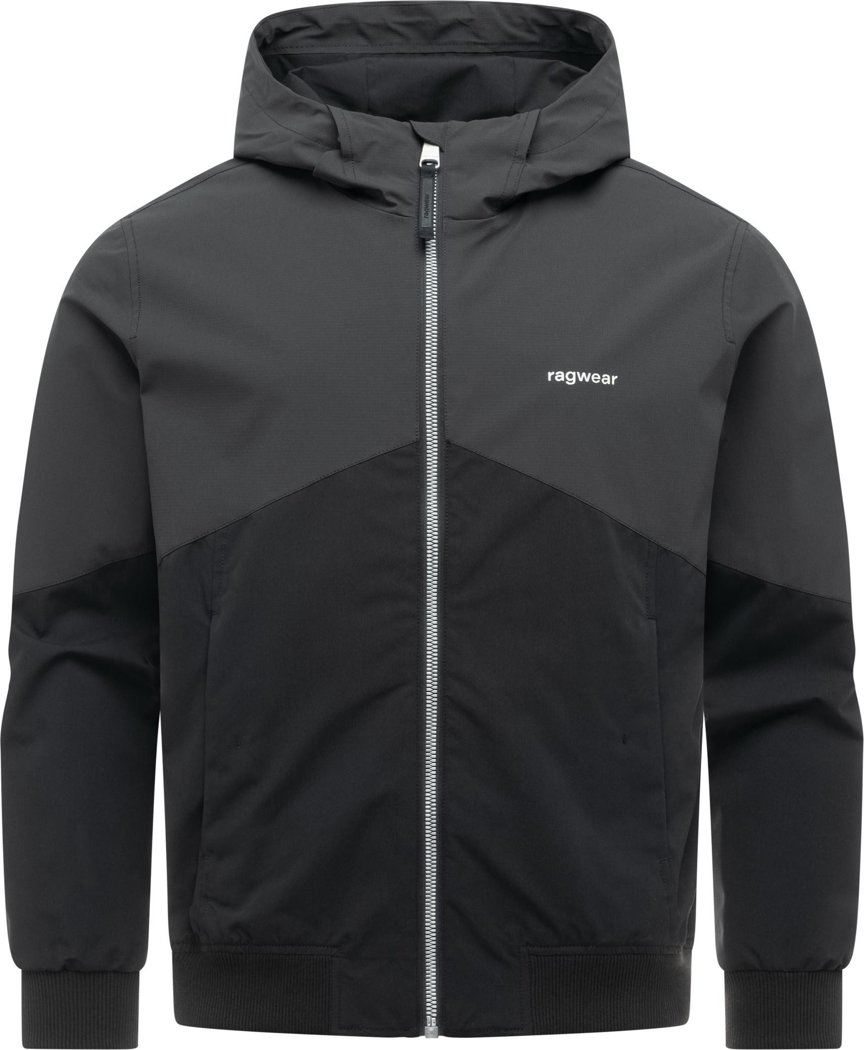Ragwear Funktionsjacke Sherwend Wasserdichte leichte Übergangsjacke mit Kapuze