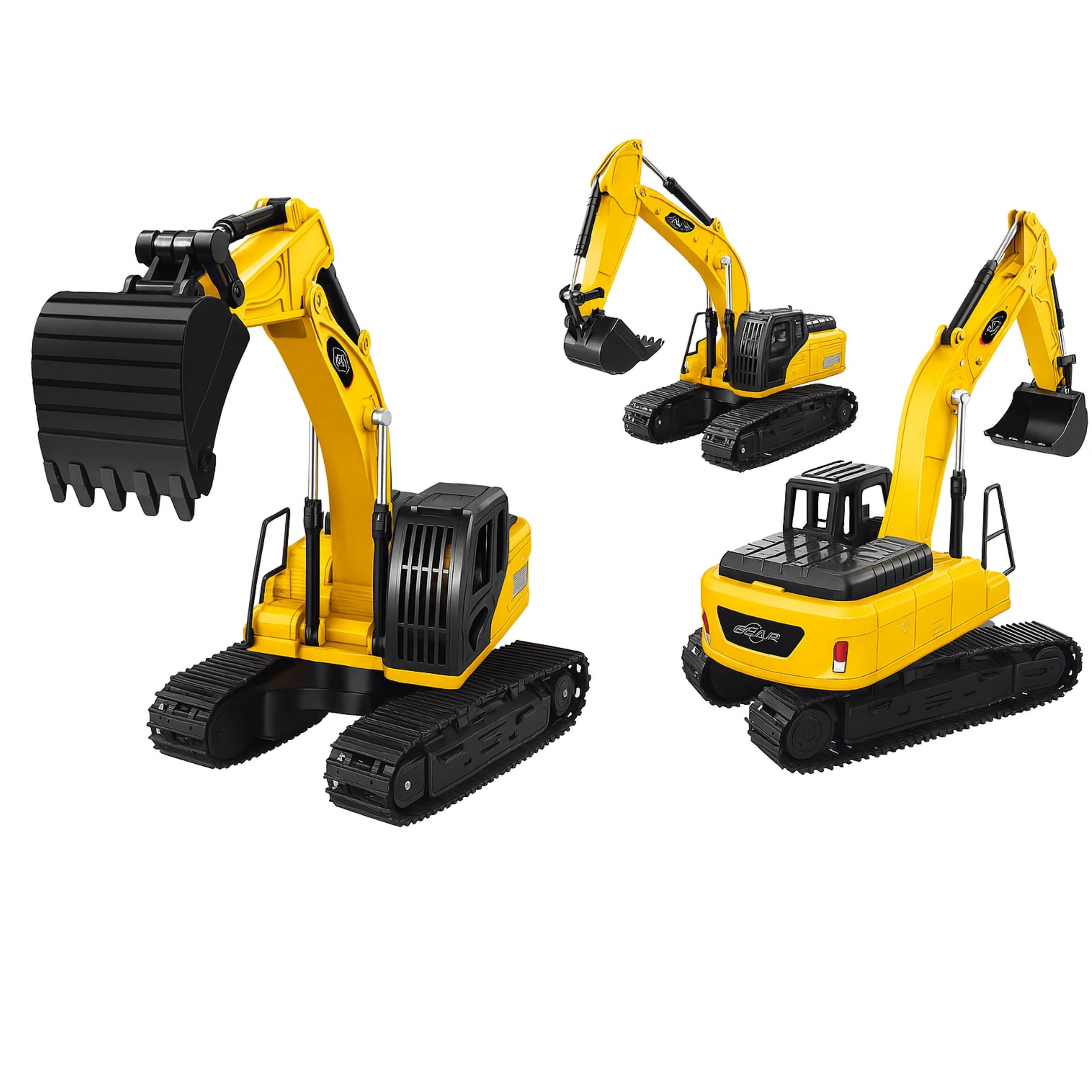 ALARA TOYS RC-Bagger Ferngesteuerter Autos Bagger für Kinder ab 3 Jahren mit Lichtfunktion (1-tlg)