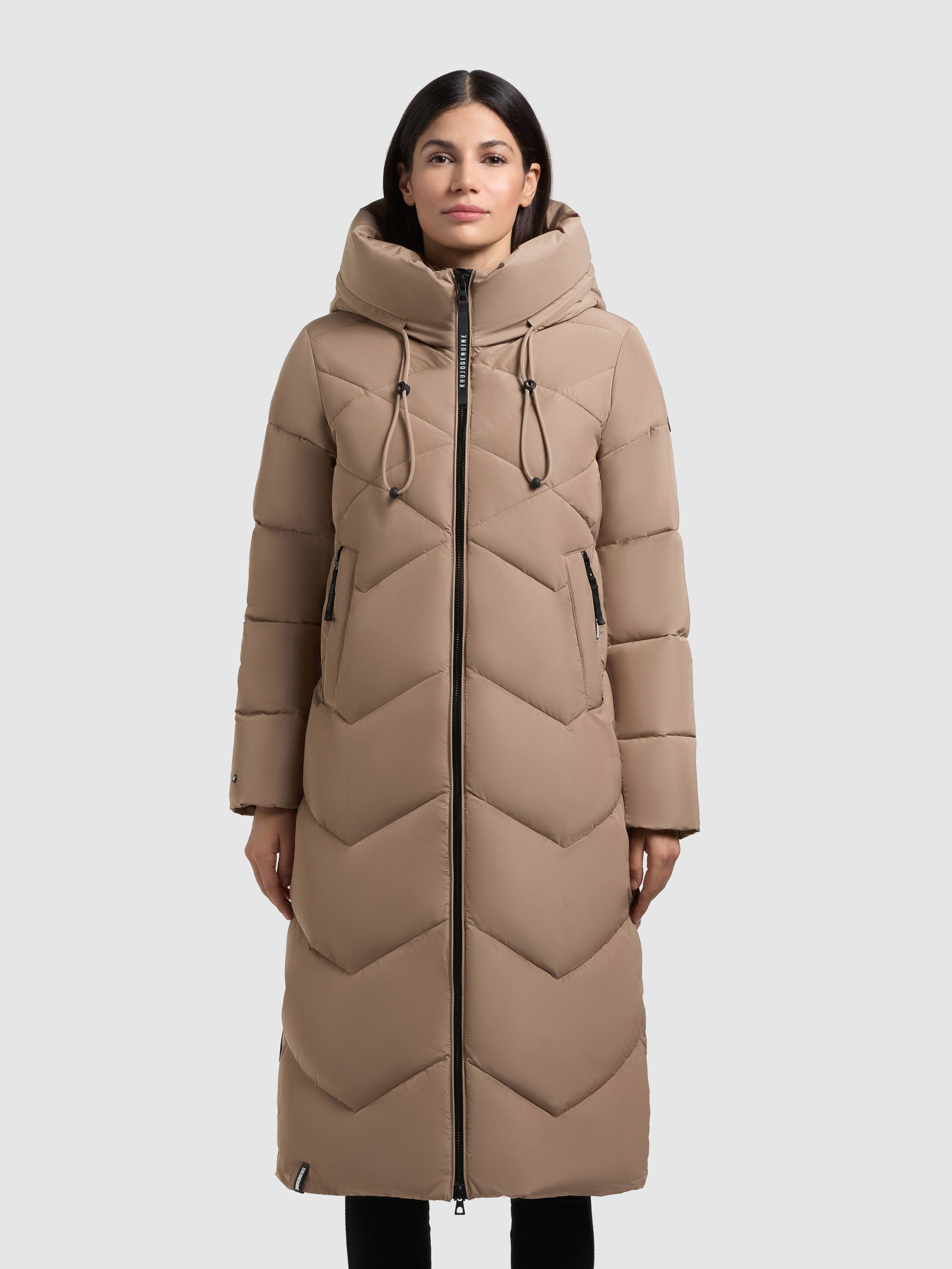 khujo Steppmantel LINARI innenliegender Stehkragen, elastische Bündchen am günstig online kaufen