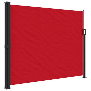 vidaXL Seitenmarkise Seitenmarkise Ausziehbar Rot 160x600 cm