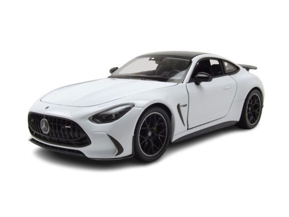 Welly Modellauto Mercedes AMG GT weiß schwarz, Maßstab 1:24