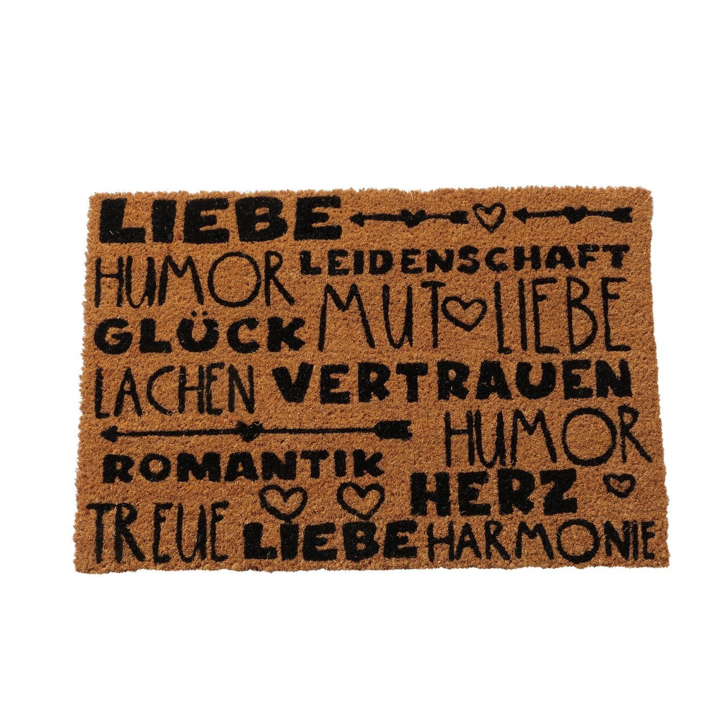 BOLTZE Fußmatte Fußmatte Liebesrezept 60 x 40 cm, Eckig günstig online kaufen