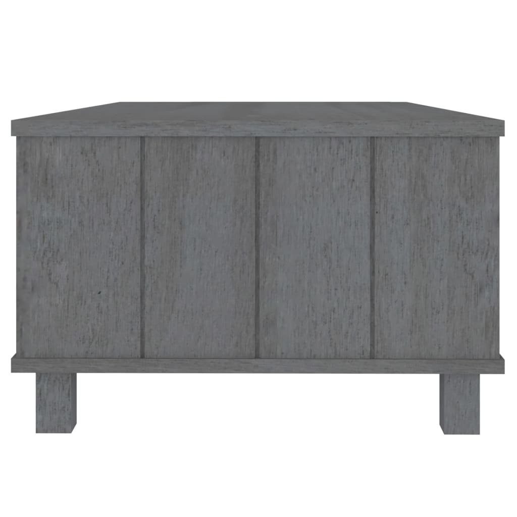 Dunkelgrau Couchtisch Kiefer | HAMAR vidaXL Massivholz cm Dunkelgrau 100x55x35 Couchtisch Dunkelgrau (1-St)