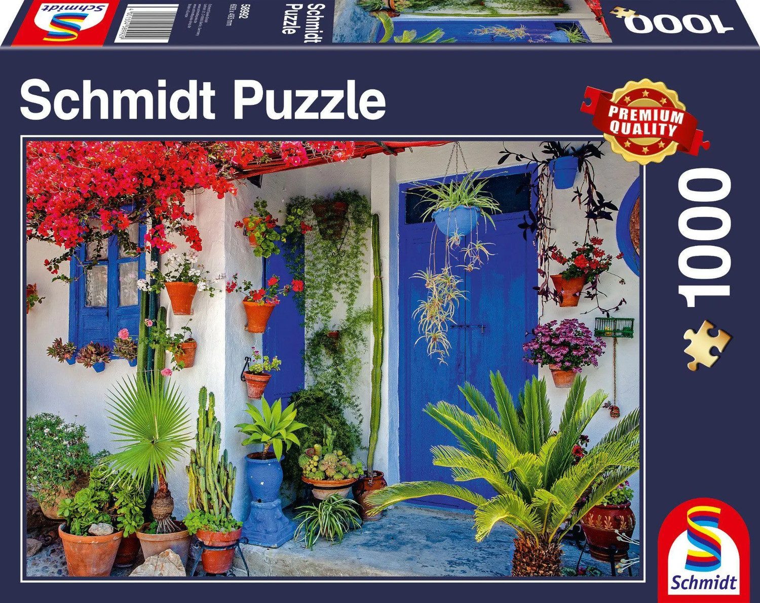Schmidt Spiele Puzzle Mediterrane Haustür. 1.000 günstig online kaufen