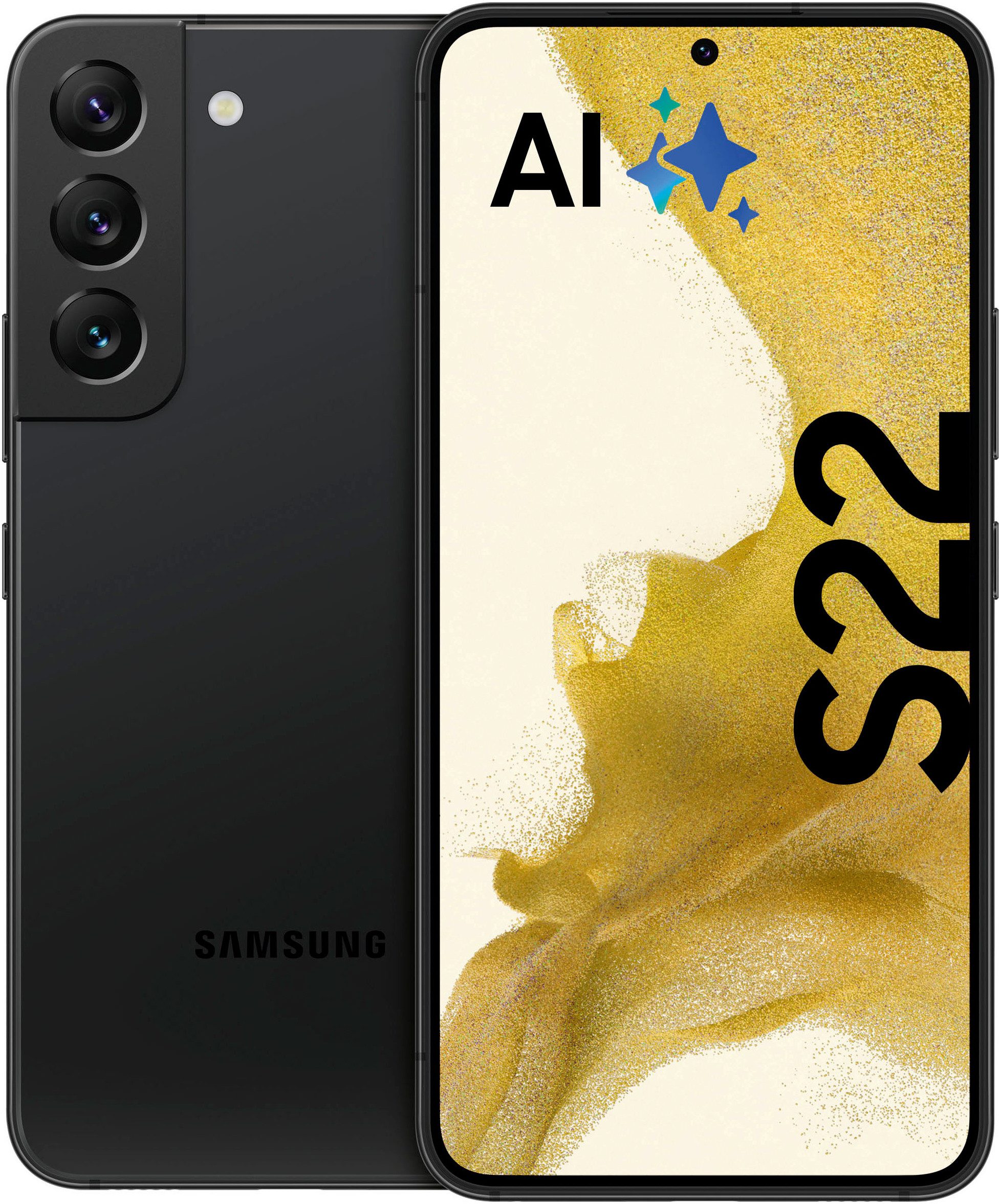 Samsung Galaxy S22 128 GB Smartphone (15,39 cm/6,1 Zoll, 128 GB Speicherplatz, 50 MP Kamera)
