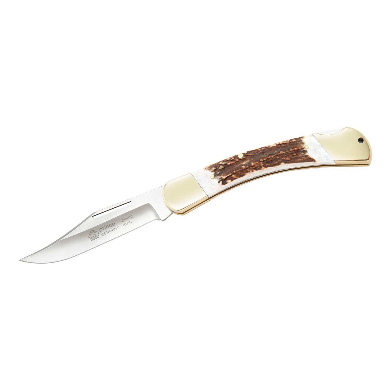 Puma Messer Taschenmesser Prince Schließmesser Hirschhorngriff Back Lock | Taschenmesser
