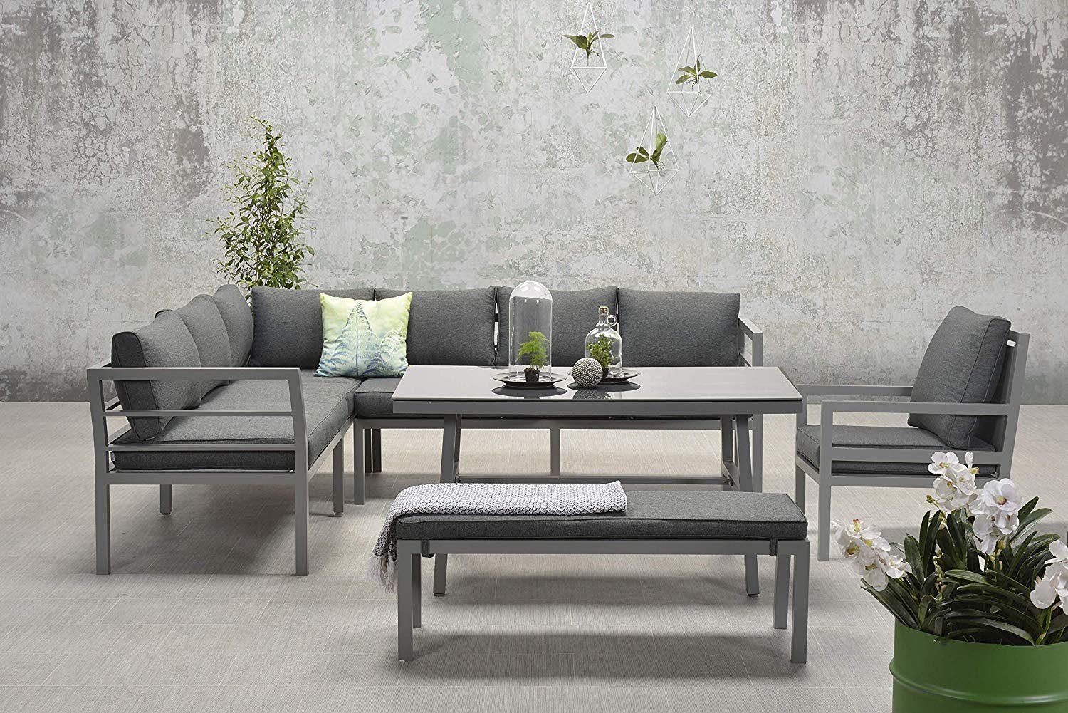 Garden Impressions GartenloungeSet Blakes XL links anthrazit