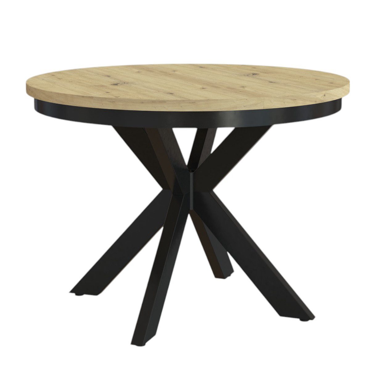 Compleo Esstisch modern, Metallbeine, Runder Esszimmertisch günstig online kaufen