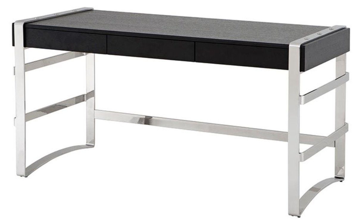 Casa Padrino Schreibtisch Luxus Schreibtisch mit Schublade 150 x 73 x H. 80 cm - Designer Büromöbel