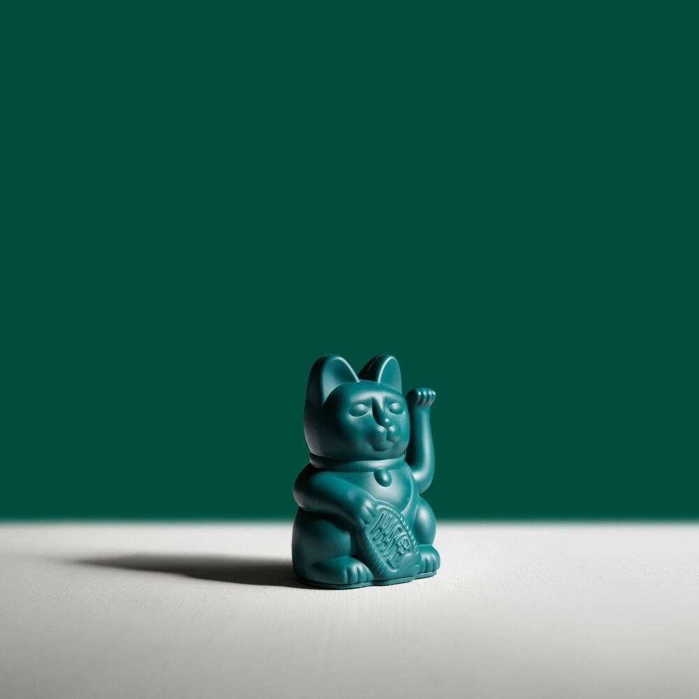 Donkey Products Winkekatze Lucky Cat Mini Maneki Neko Green