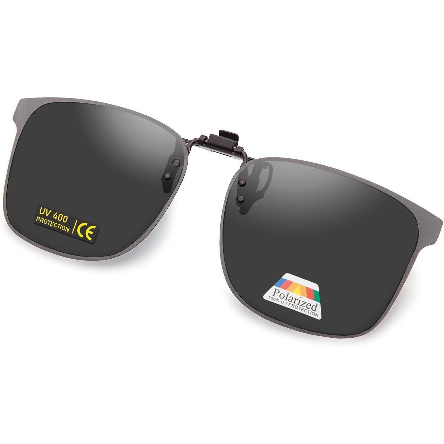 LuxusKollektion Sonnenbrille Polarisierte Clip-On Sonnenbrille UV400 Anti-Glare Laser Edge Unisex
