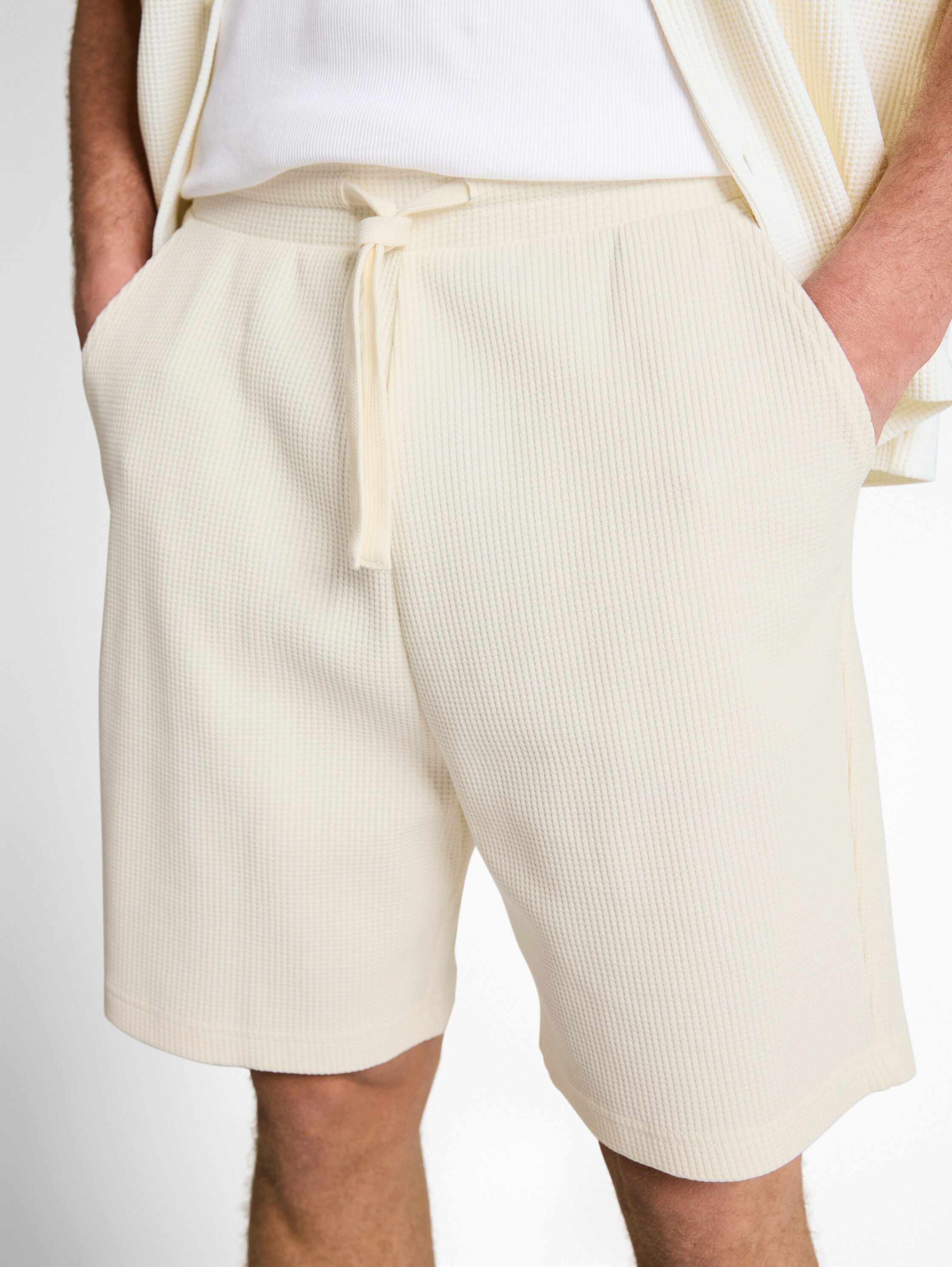 TOM TAILOR Denim Relaxshorts in Struktur-Optik