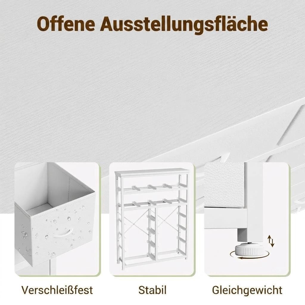 GarveeMore Kommode Aufbewahrungsschrank mit 16 Schubladen 103*30*130cm – Bild 4 von 5