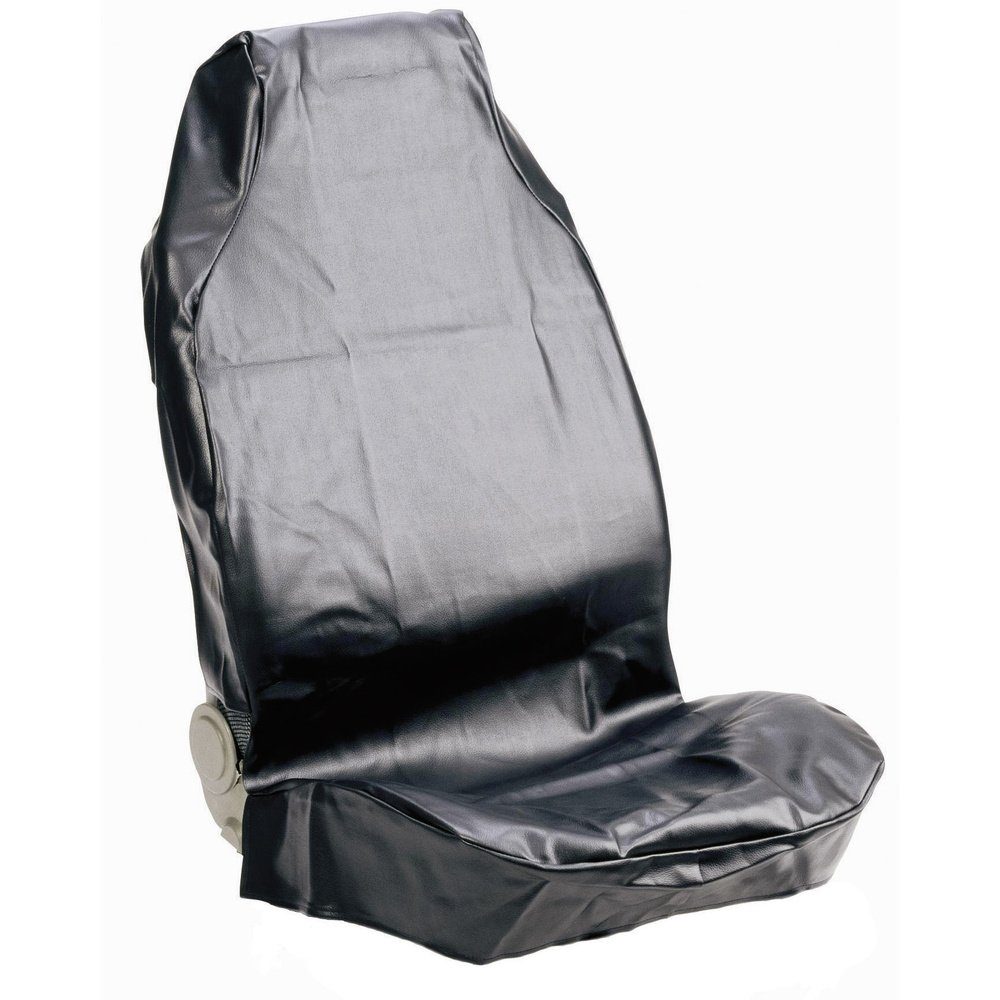 IWH Autositzbezug IWH 074010 Sitzbezug 1 Stück Kunstleder Schwarz Fahrersitz