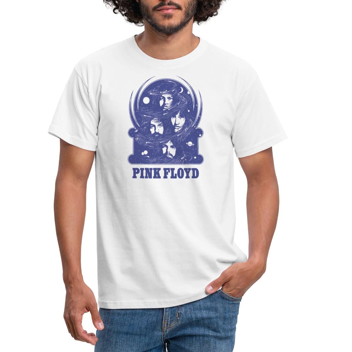 Spreadshirt T-Shirt Pink Floyd Logo Und Band Männer T-Shirt (1-tlg)